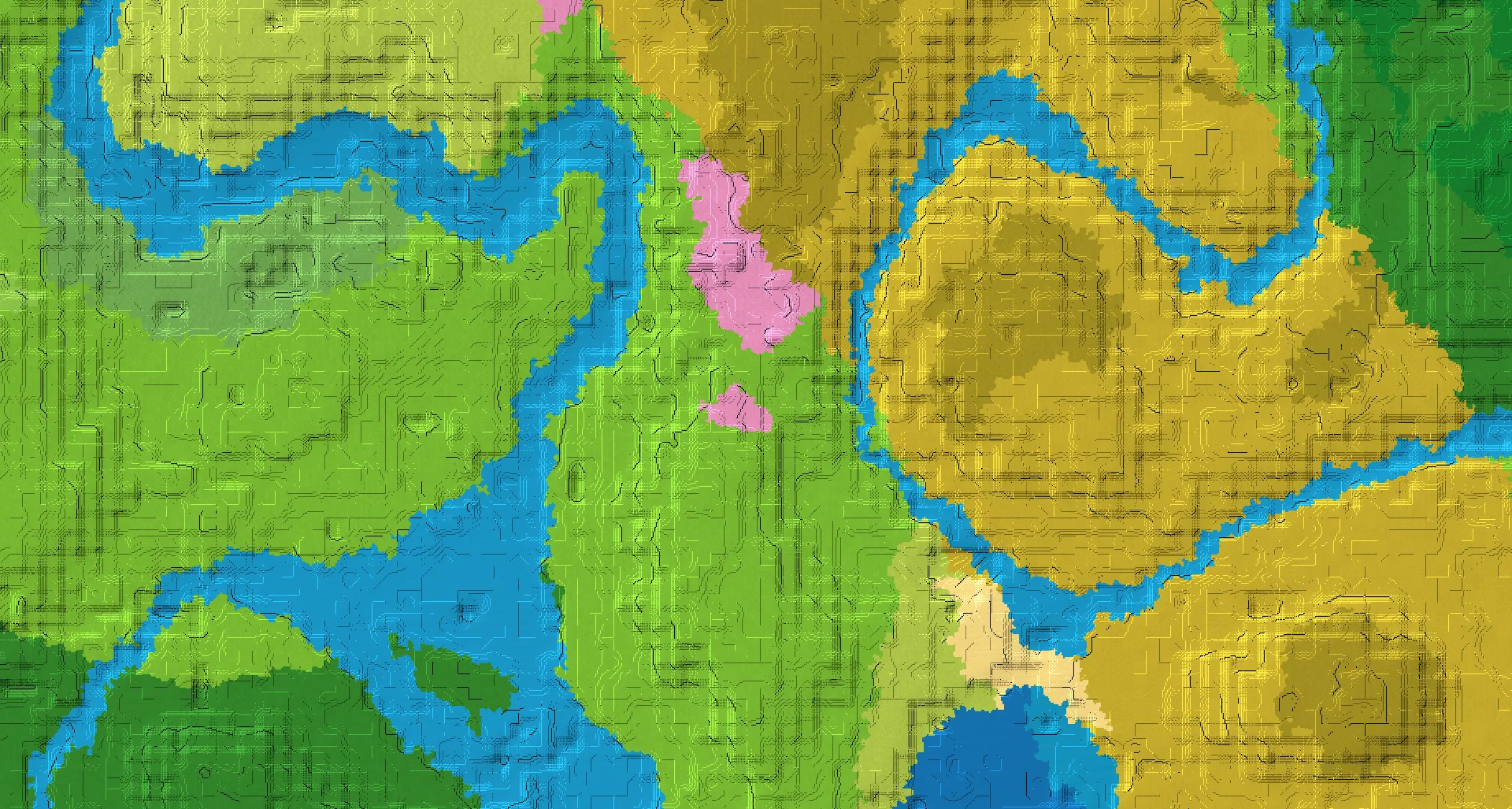 Seed map — Cherry Grove Start with Trial Chambers with Village