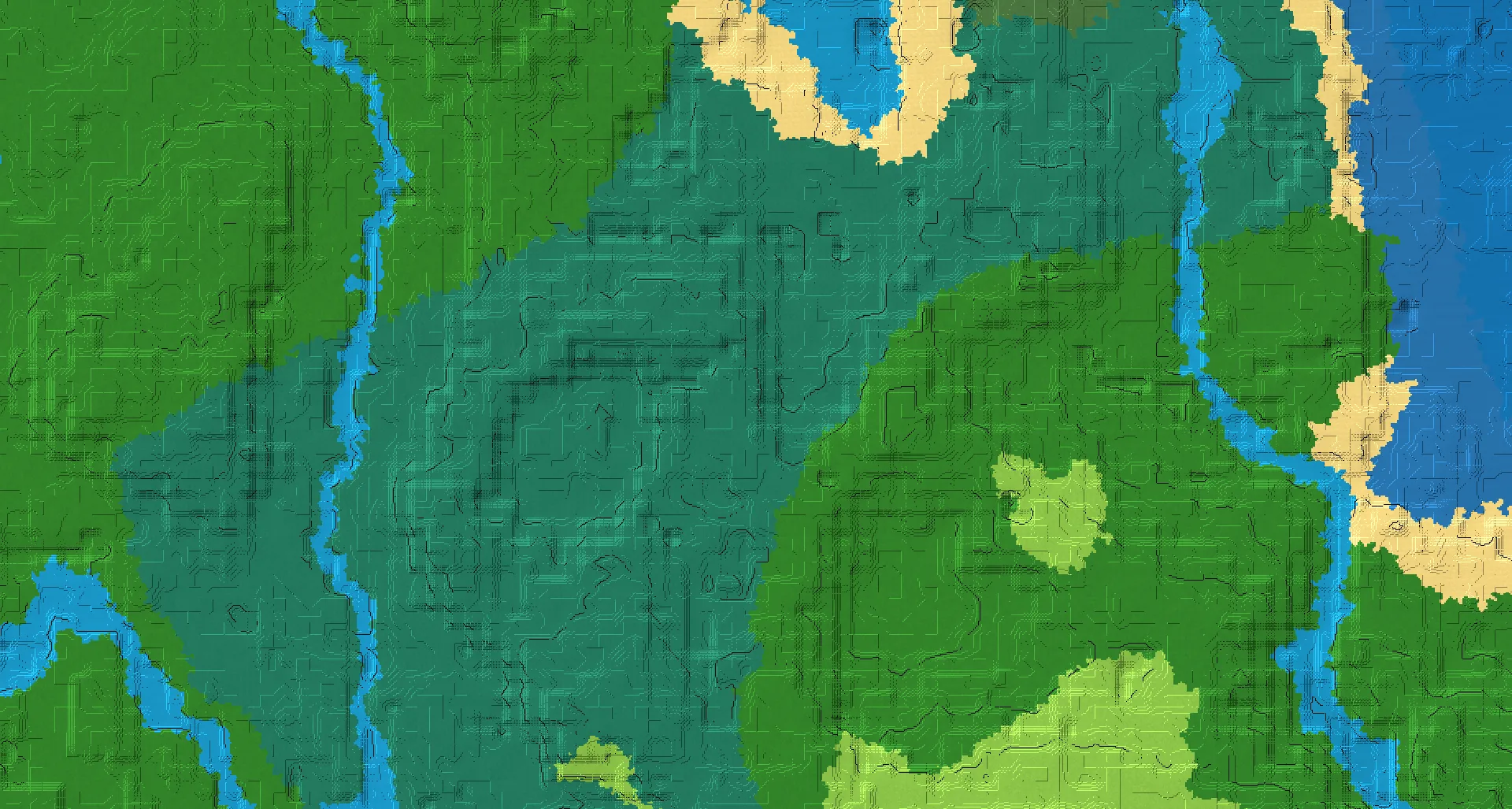 Seed map — Taiga Start with Village with Trial Chambers