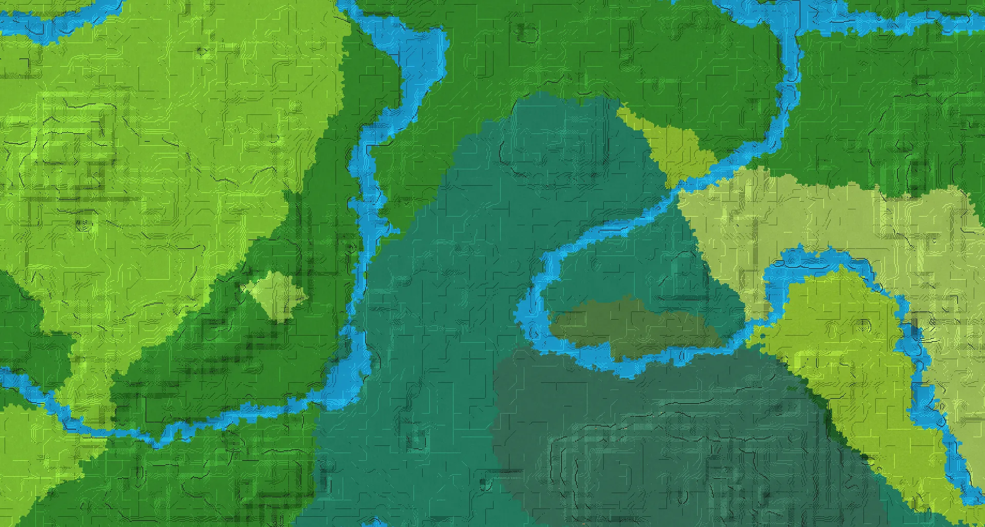 Seed map — Taiga Village with a Neighbouring Portal