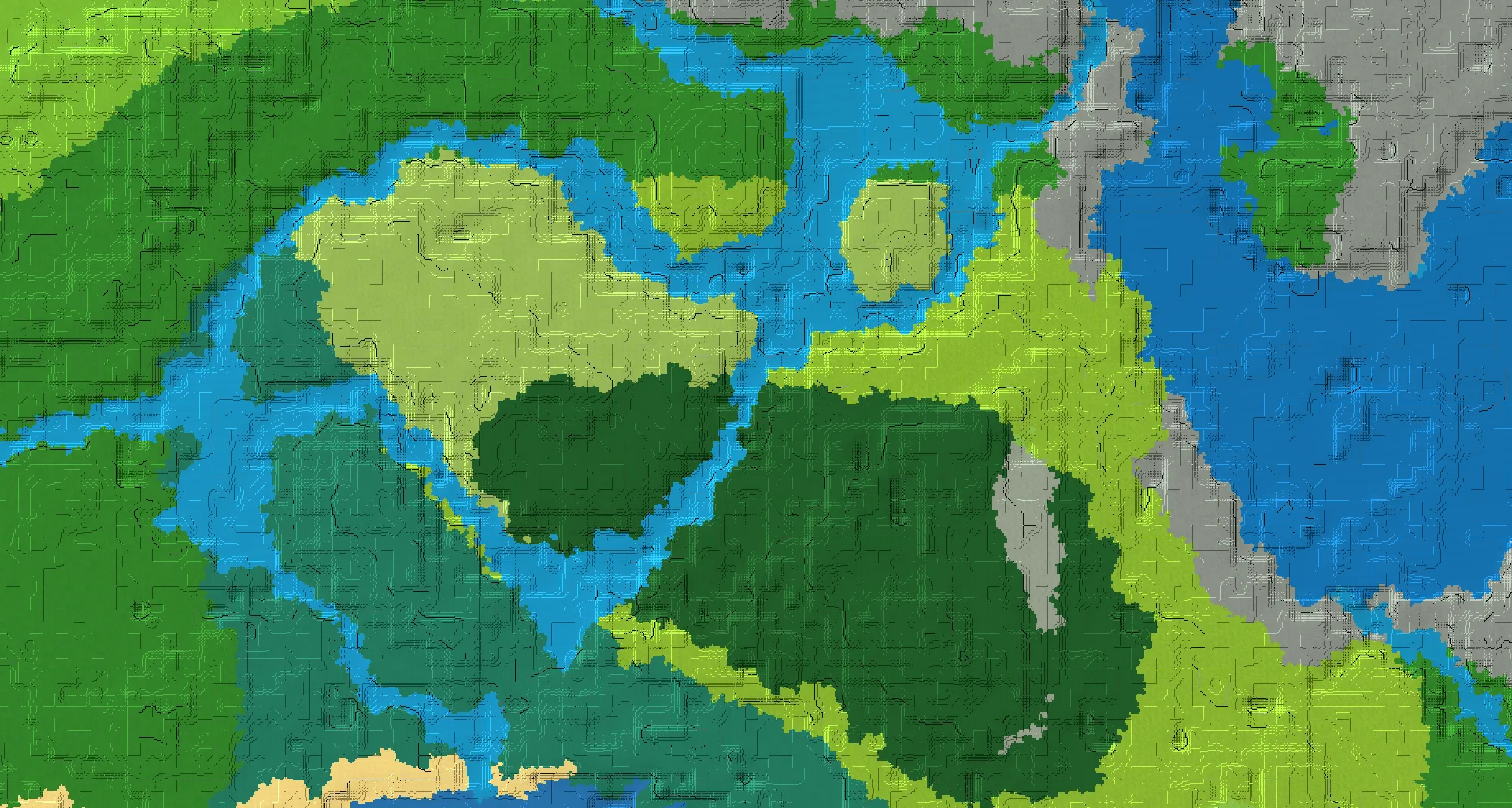 Seed map — Woodland Mansion South of a Plains Start