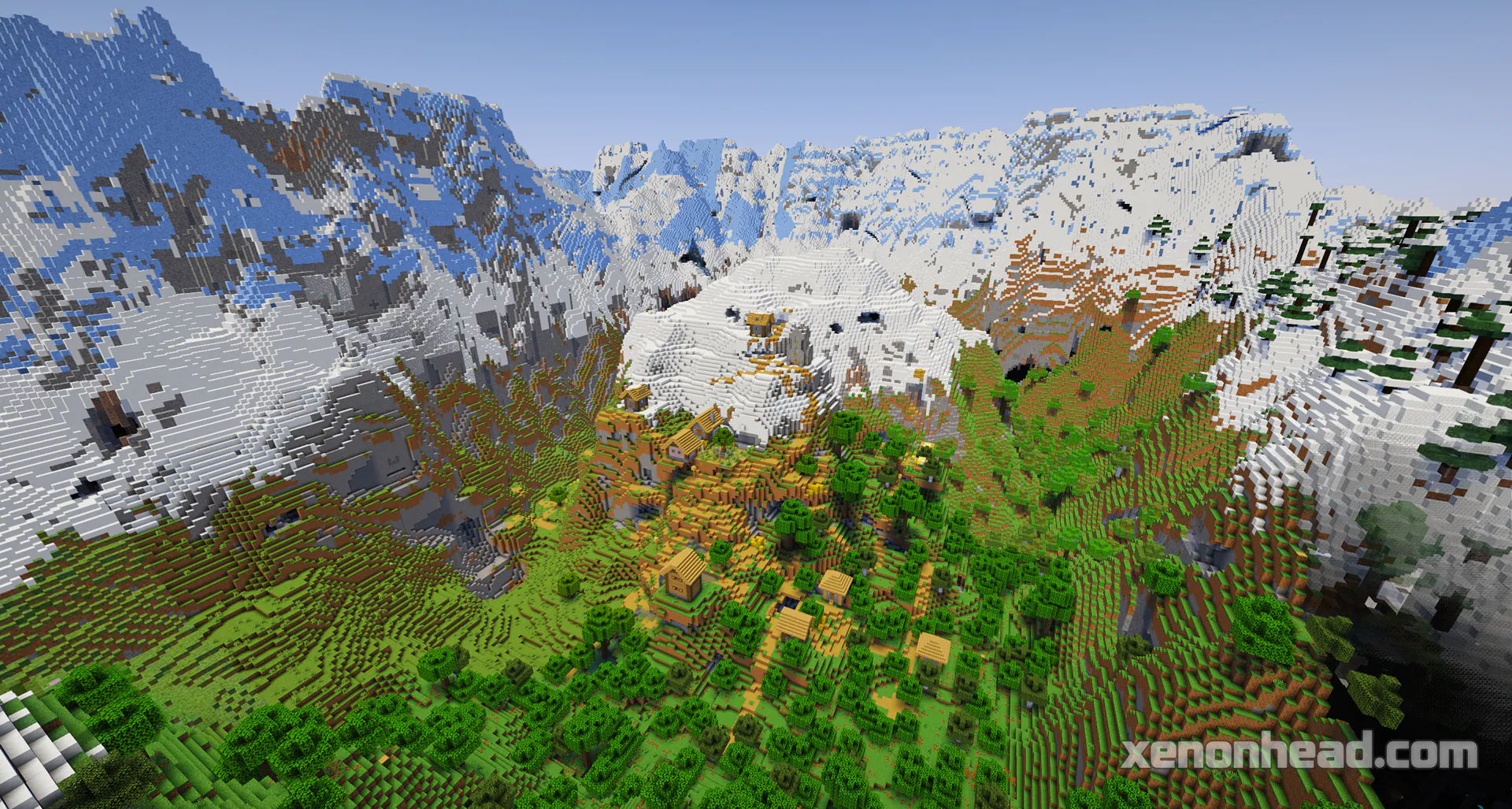 Ice peak crater kingdom