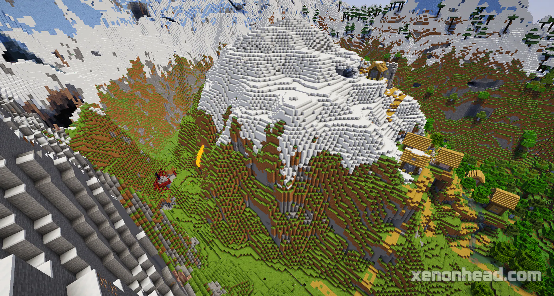 Ice peak crater kingdom