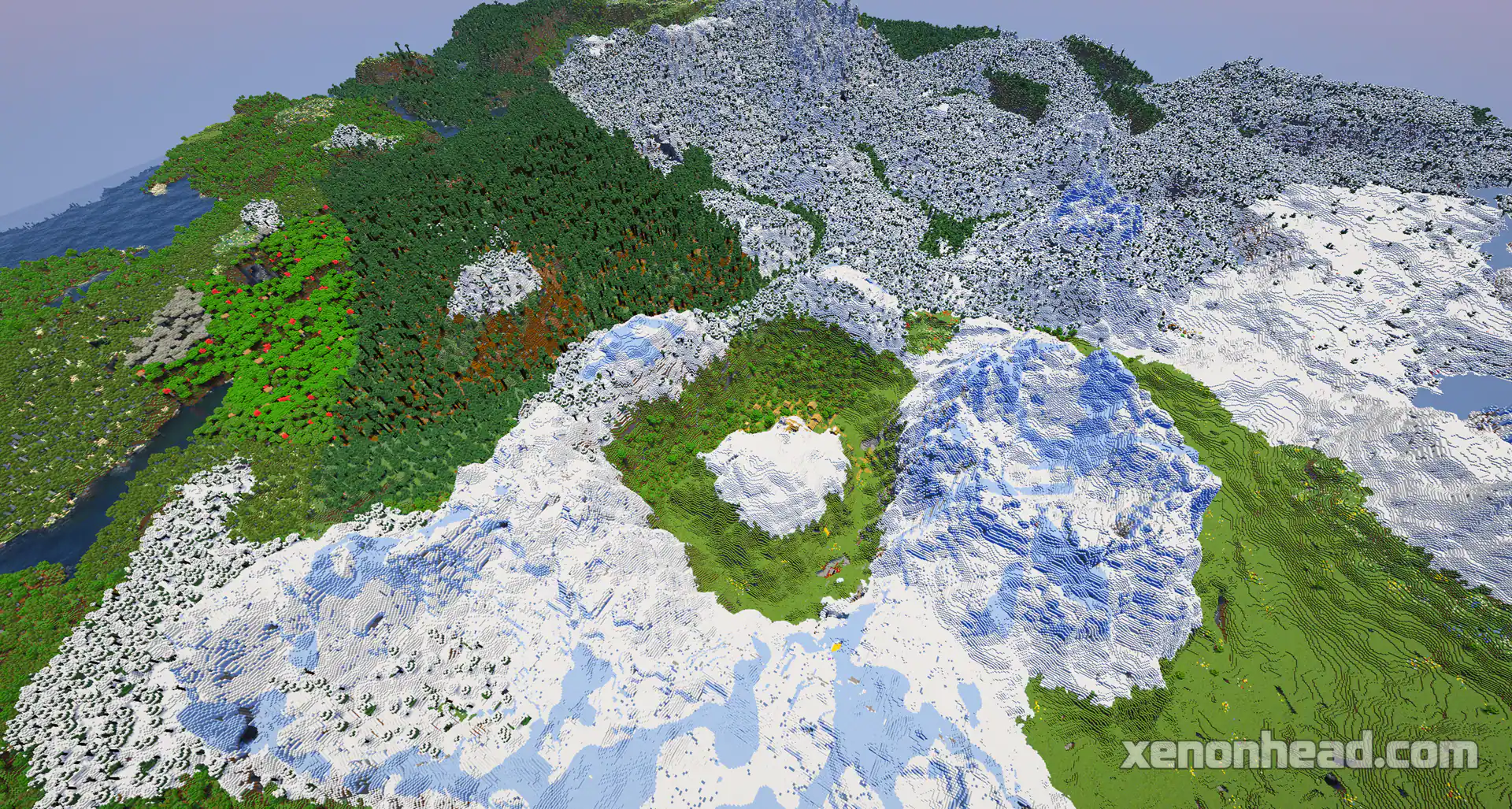 Ice peak crater kingdom
