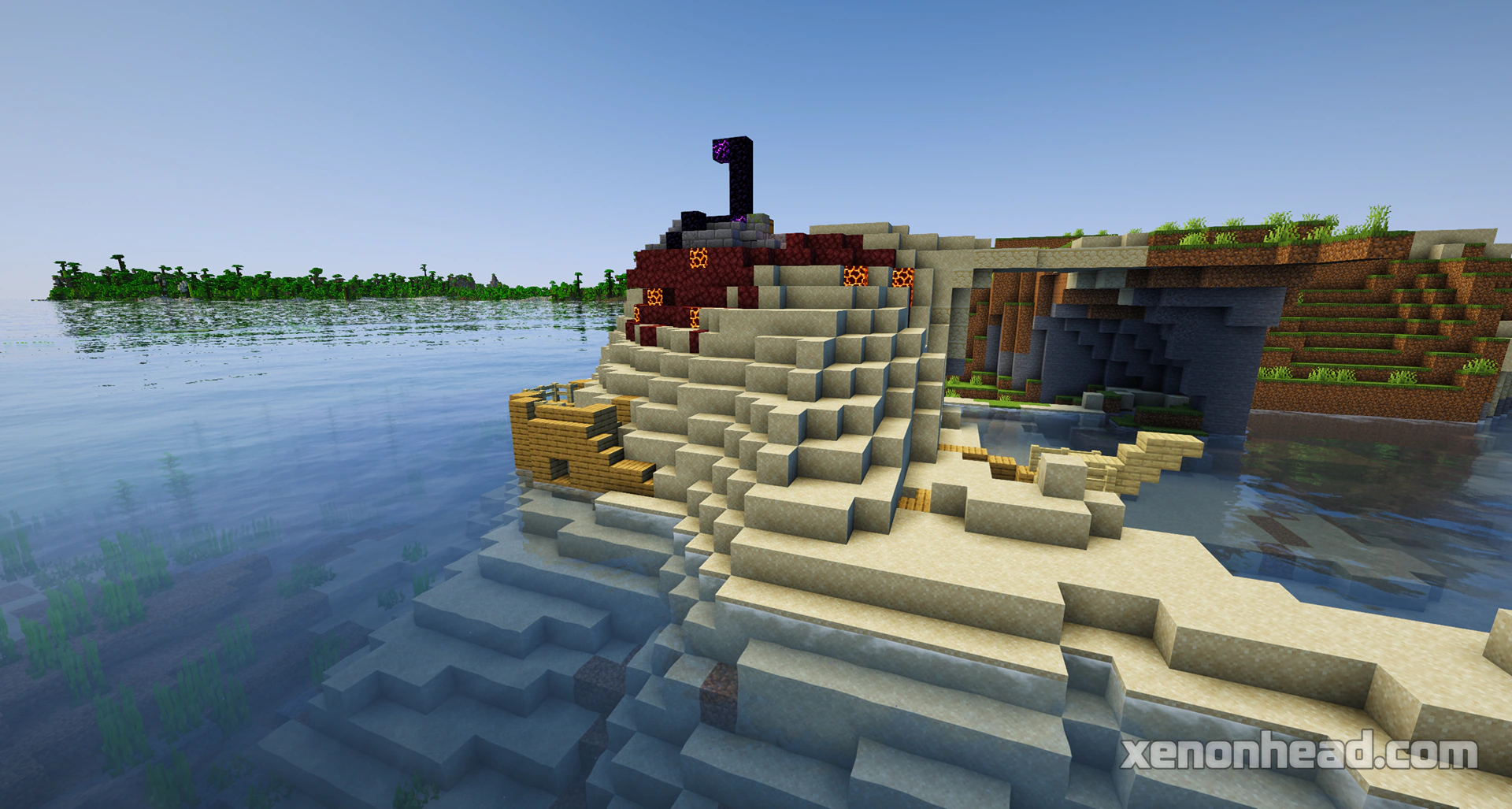Shipwreck portal & pillager outpost islands