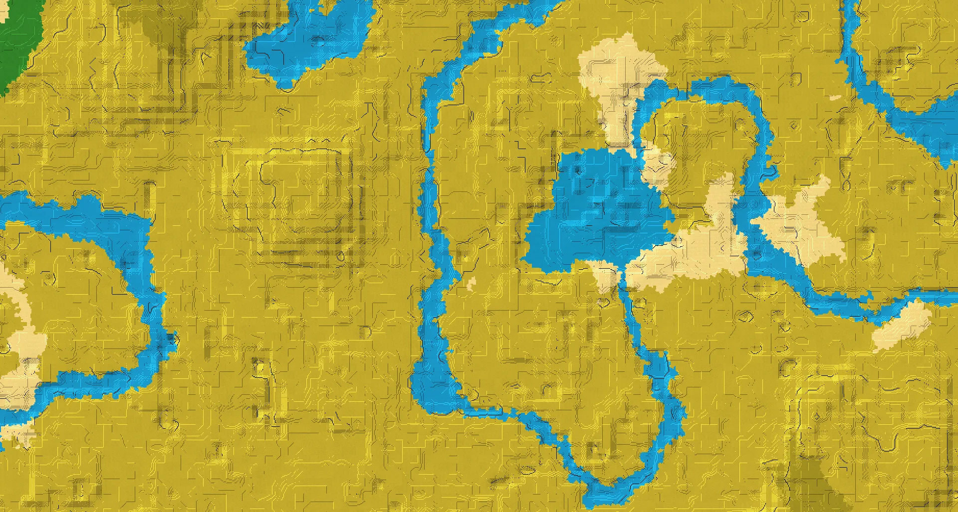 Seed map — Savanna Start with Village at -96, 0