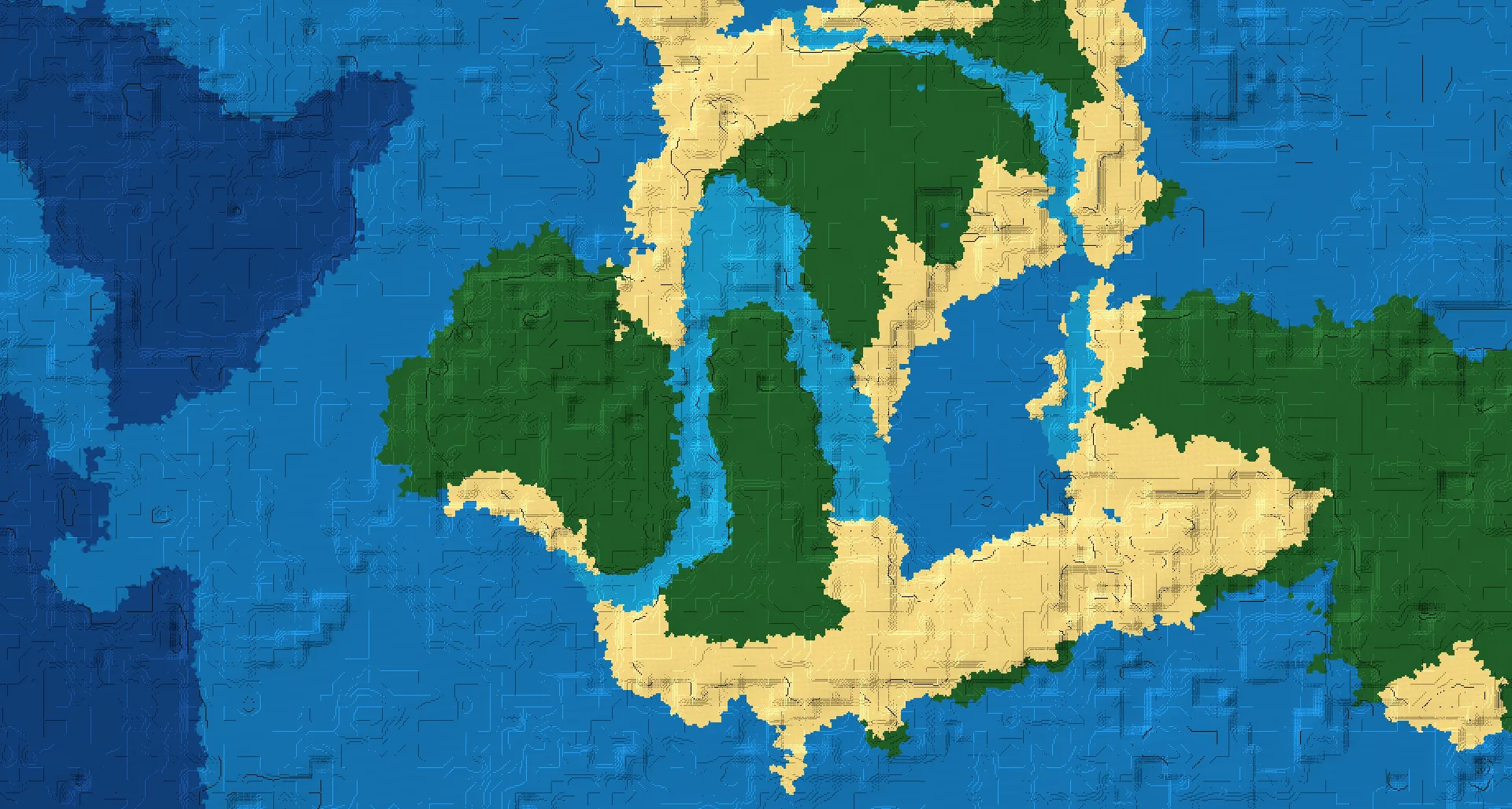 Seed map — Woodland Mansion South of the Dark Forest Start