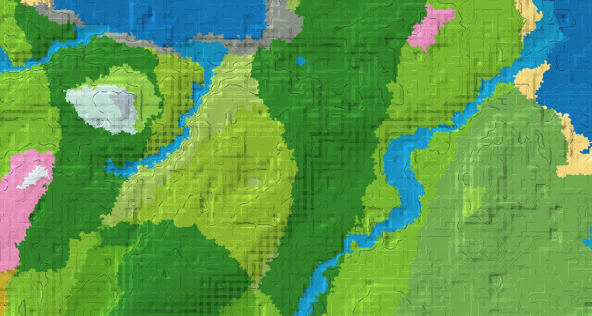Seed map — Deep Dark Southeast of a Dripstone Caves Start at 12, 12 (Seed 3117665062915310407)