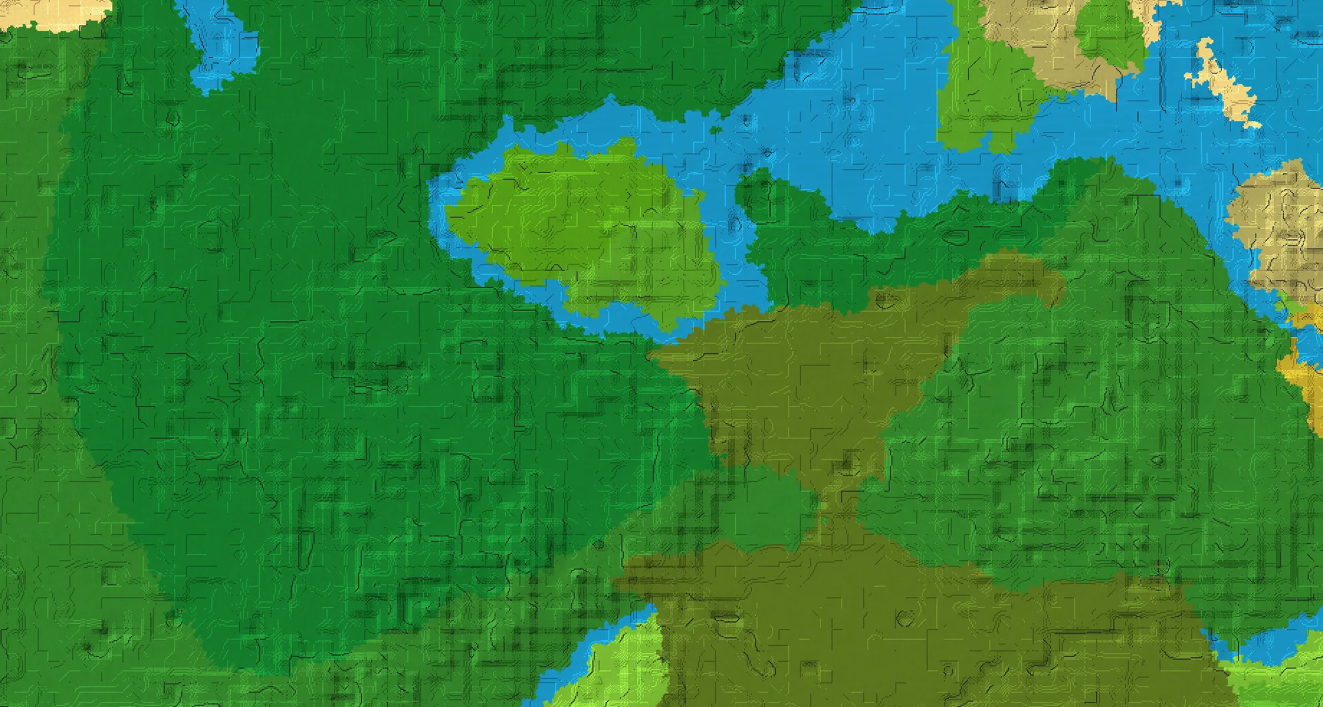 Seed map — Mangrove Swamp East of a Sulfur Caves Start