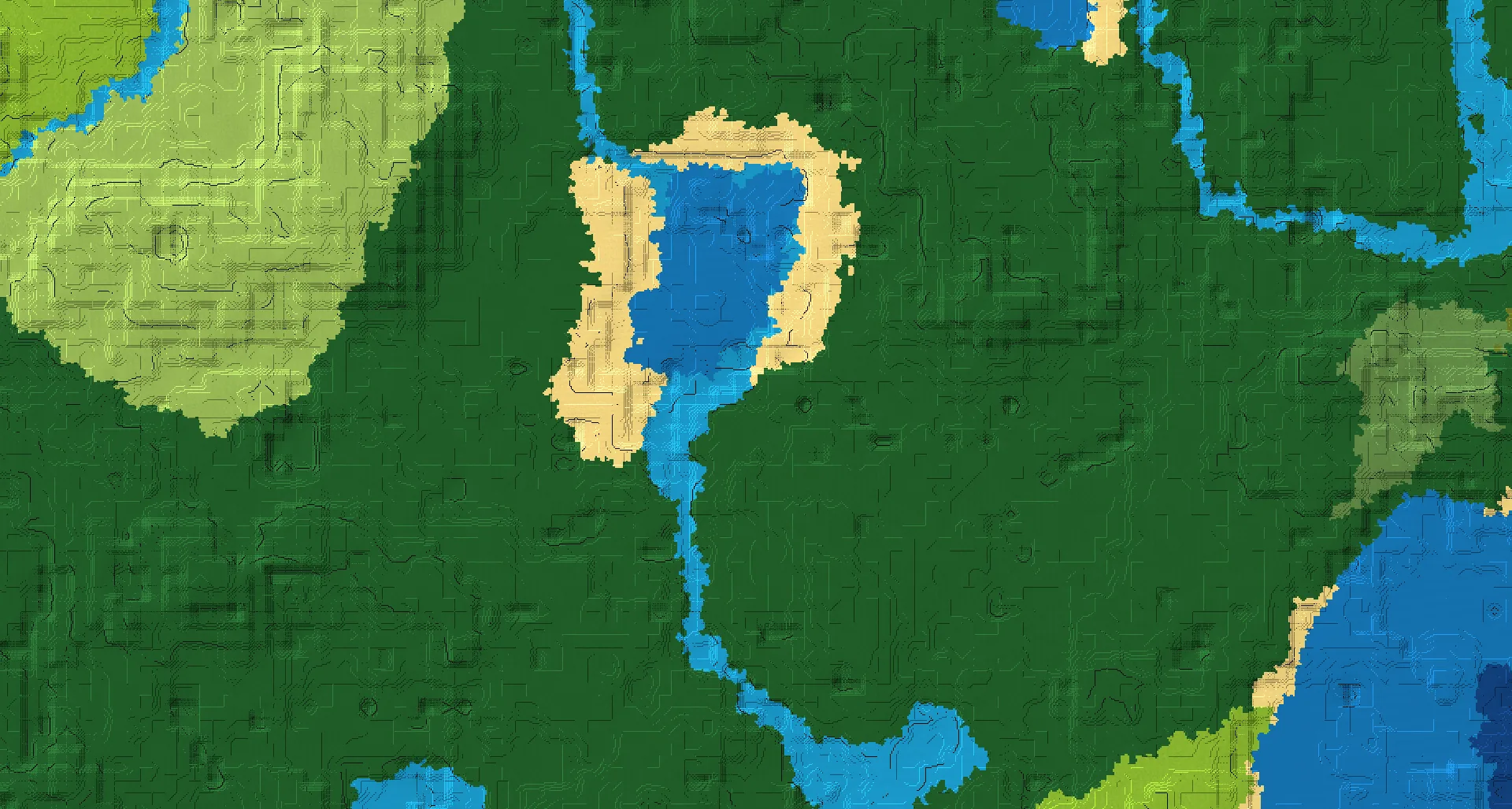 Seed map — Woodland Mansion Southeast of a Birch Forest Start with Trial Chambers