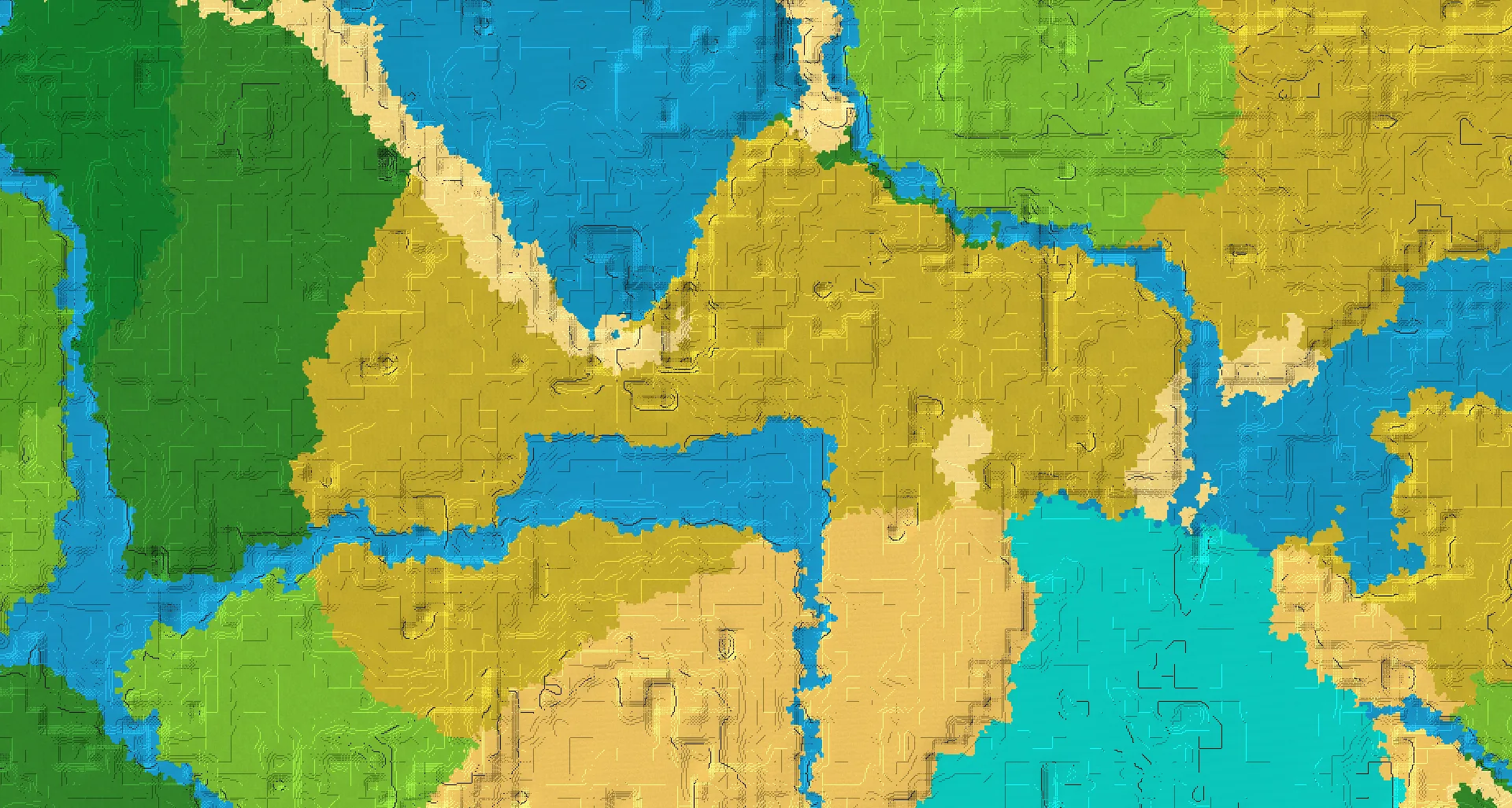 Seed map — Stronghold East of a Forest Start