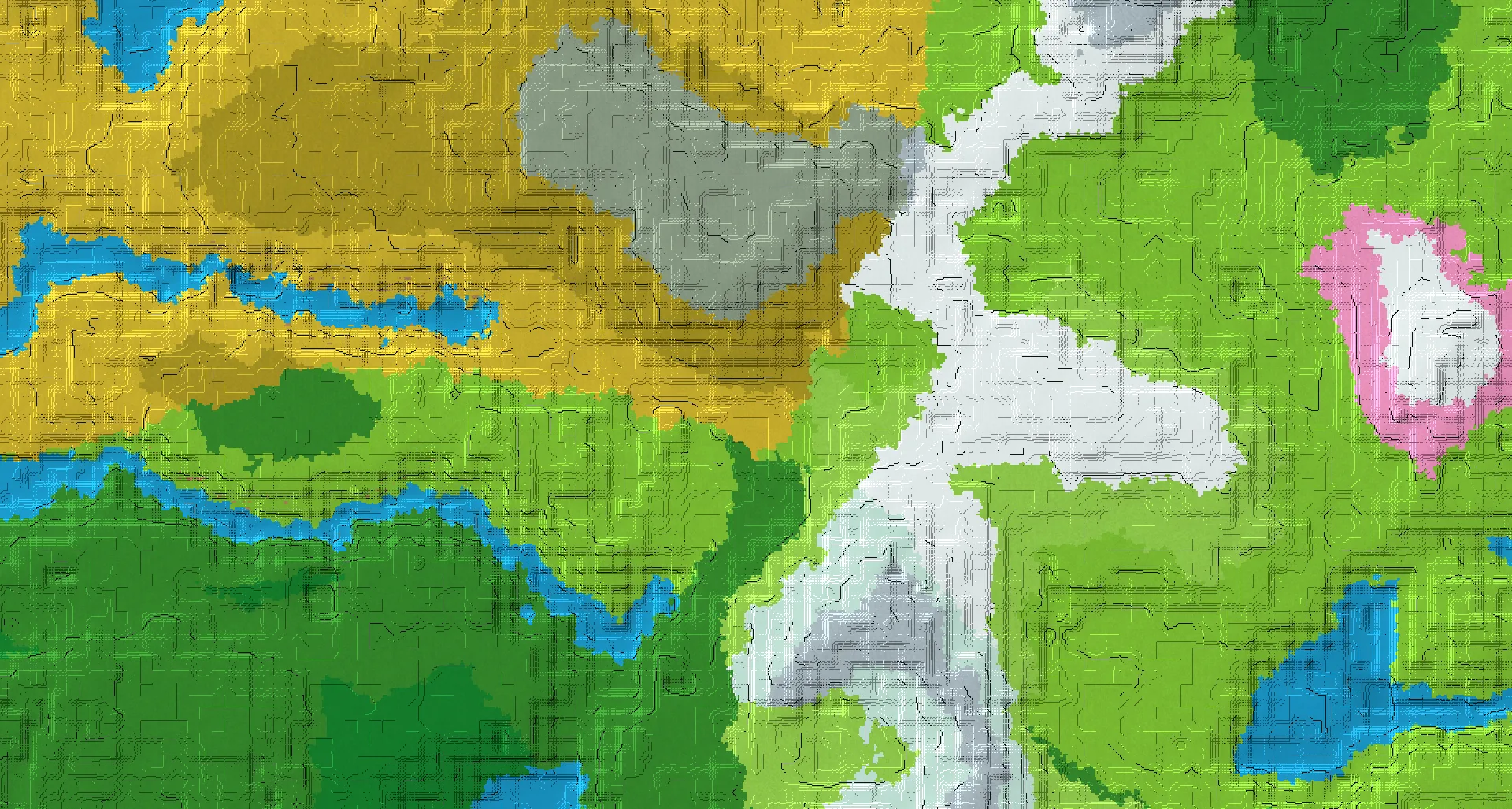 Seed map — Village and Ruined Portal from Savanna Plateau