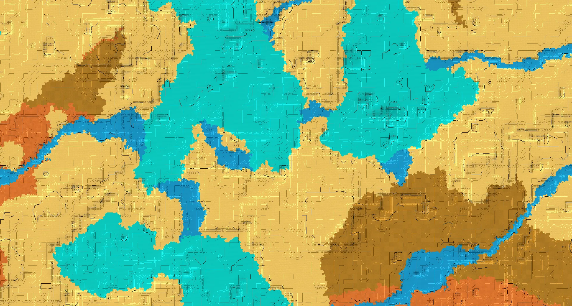 Seed map — Warm Ocean Northwest of a Desert Start
