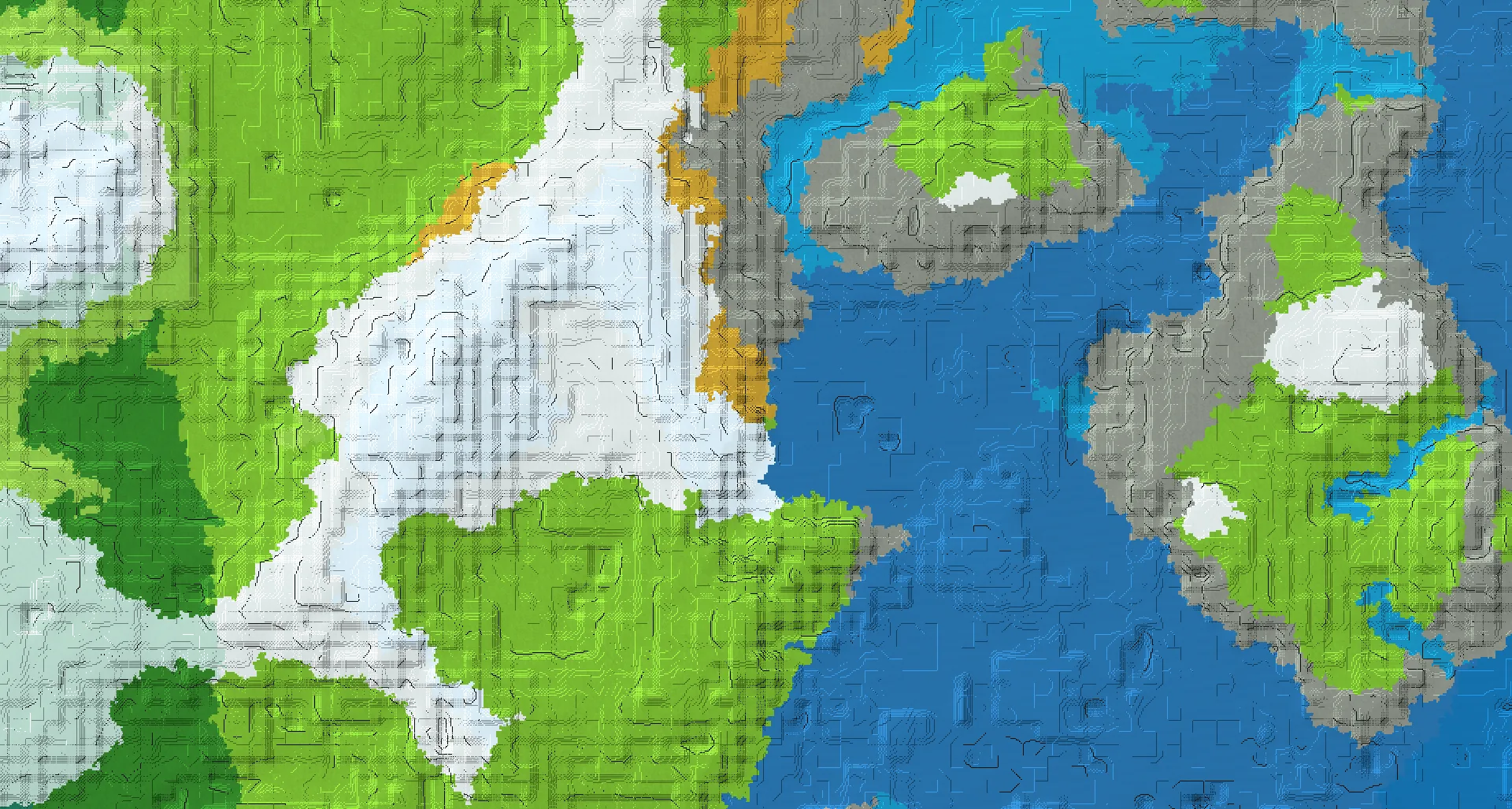 Seed map — Dappled Forest North of a Plains Start with Ancient City