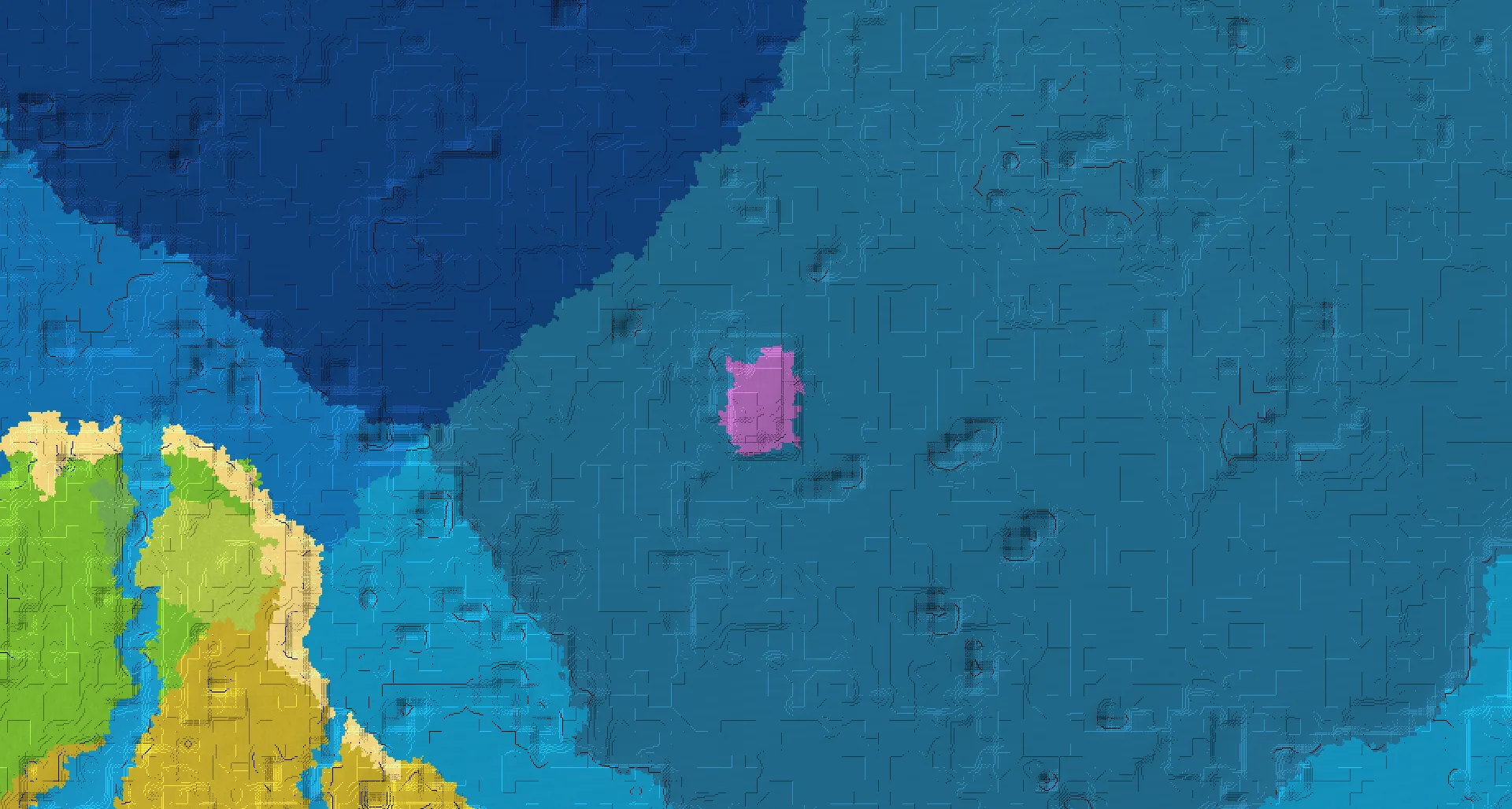 Seed map — Mushroom Fields North of a Beach Start