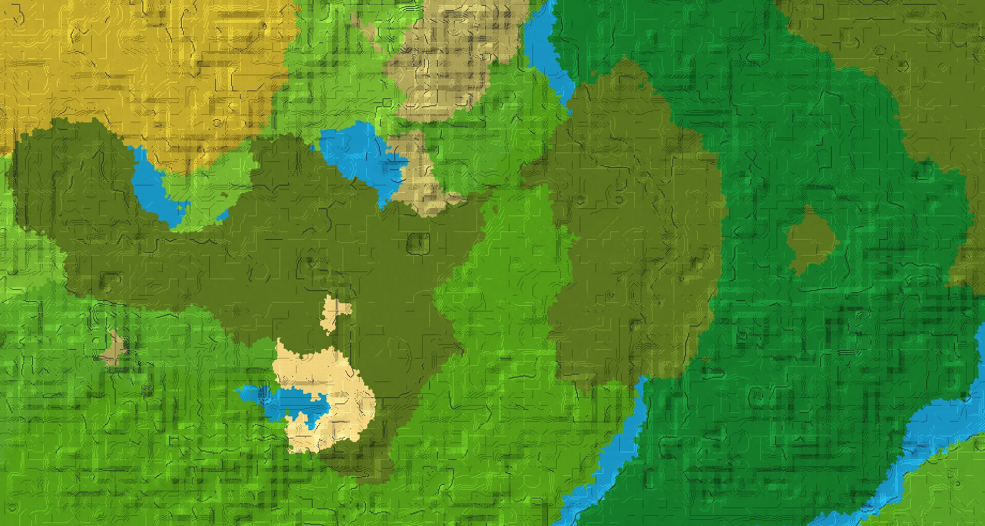 Seed map — Jungle Temple South of a Mangrove Swamp Start