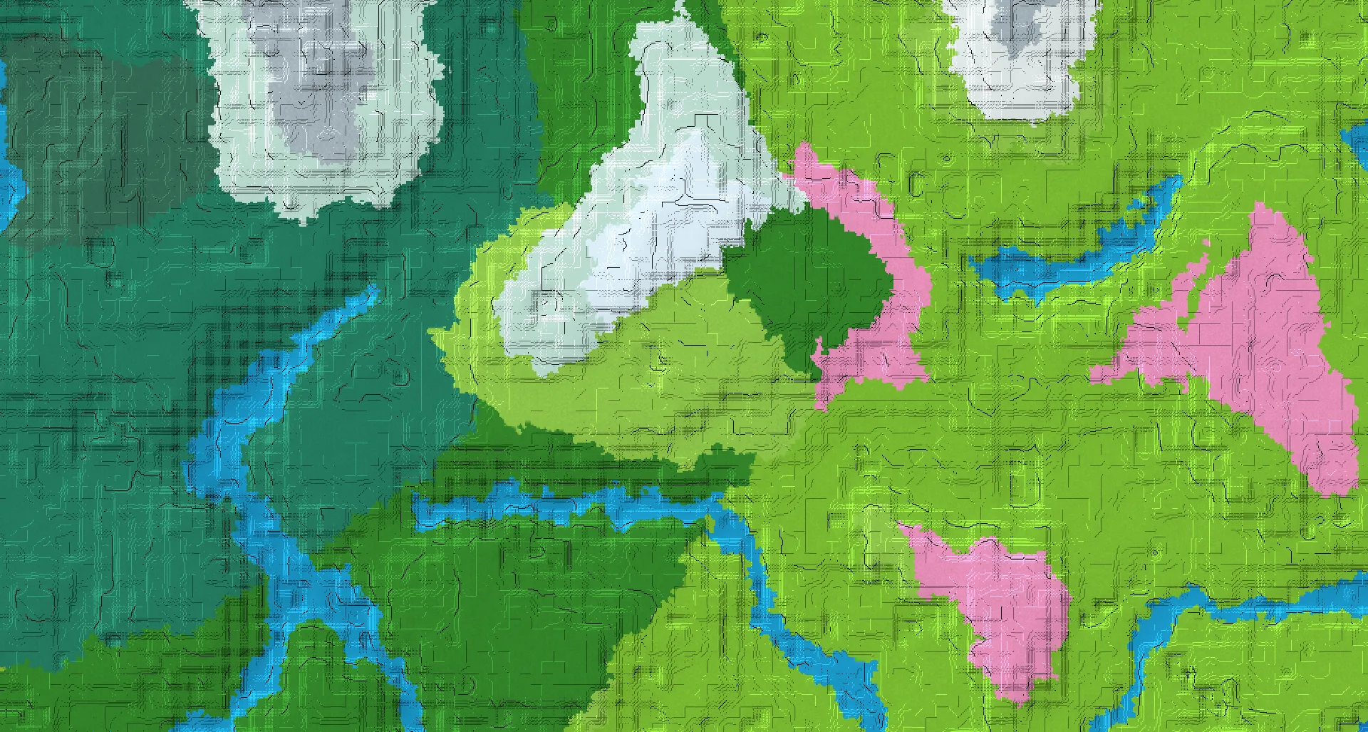 Seed map — Ancient City Southeast of a Taiga Start