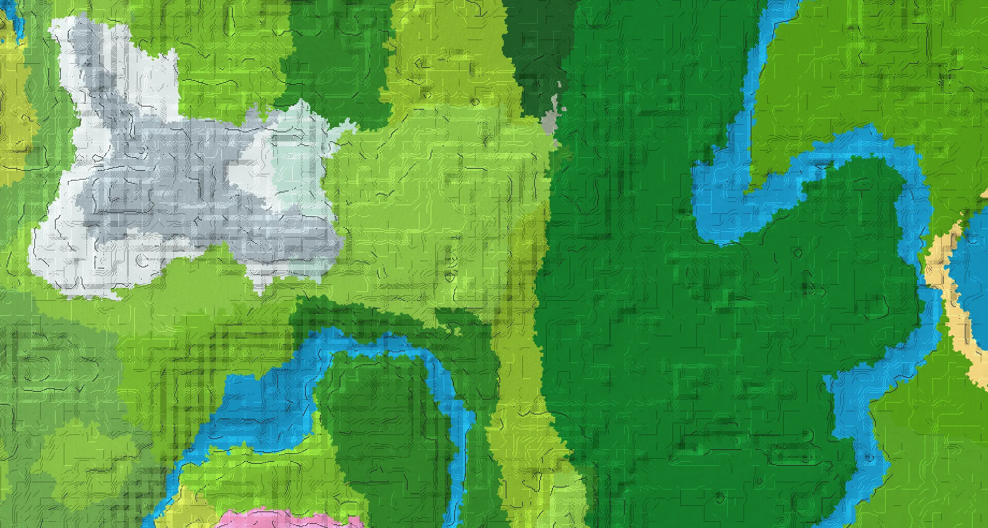Seed map — Deep Dark West of a Jungle Start