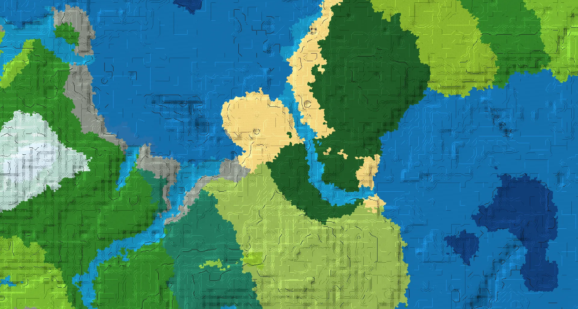 Seed map — Dark Forest Start with Trial Chambers