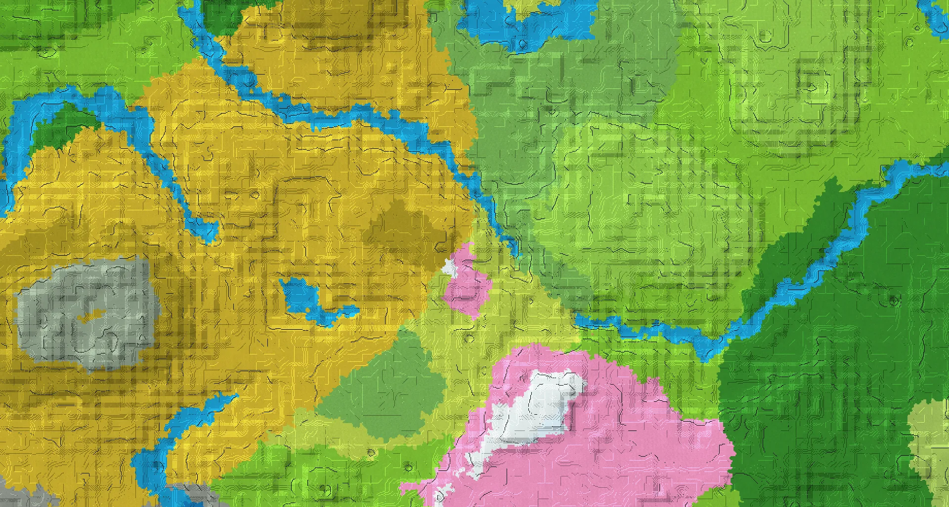 Seed map — Cherry Grove West of a Dripstone Caves Start