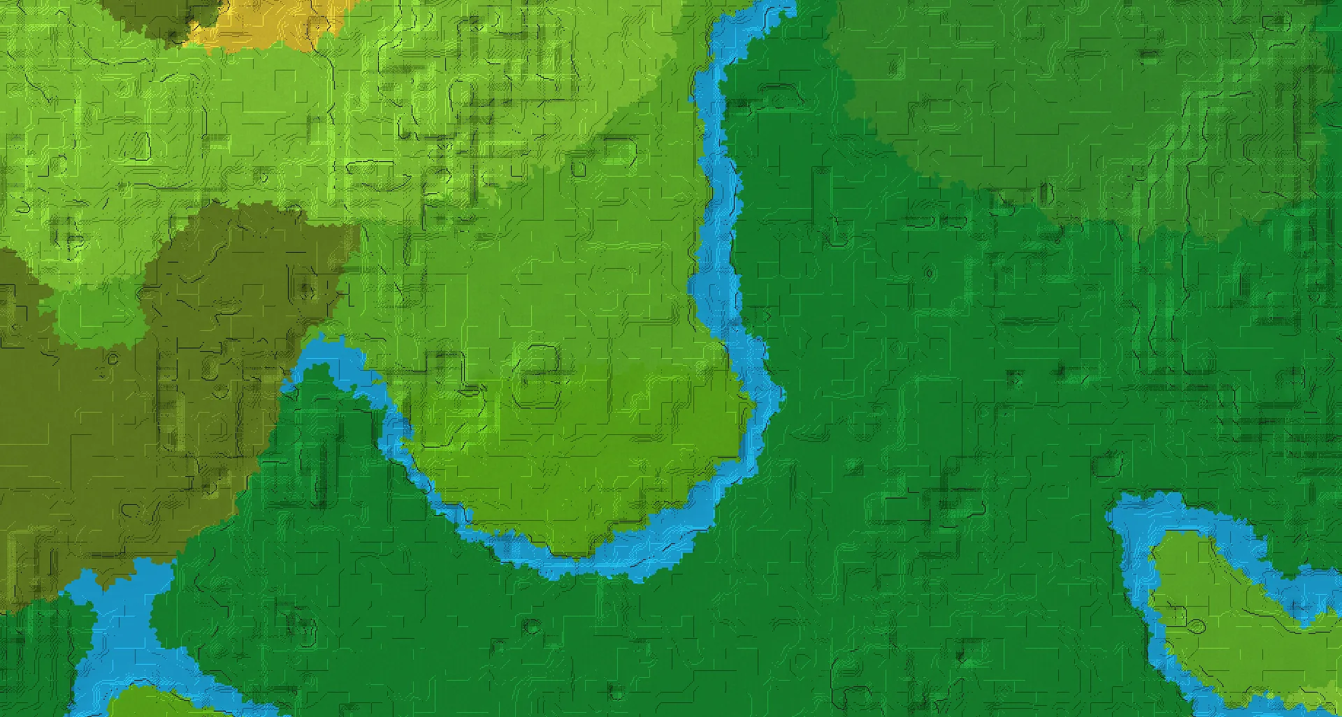 Seed map — Bamboo Jungle Southwest of a Forest Start