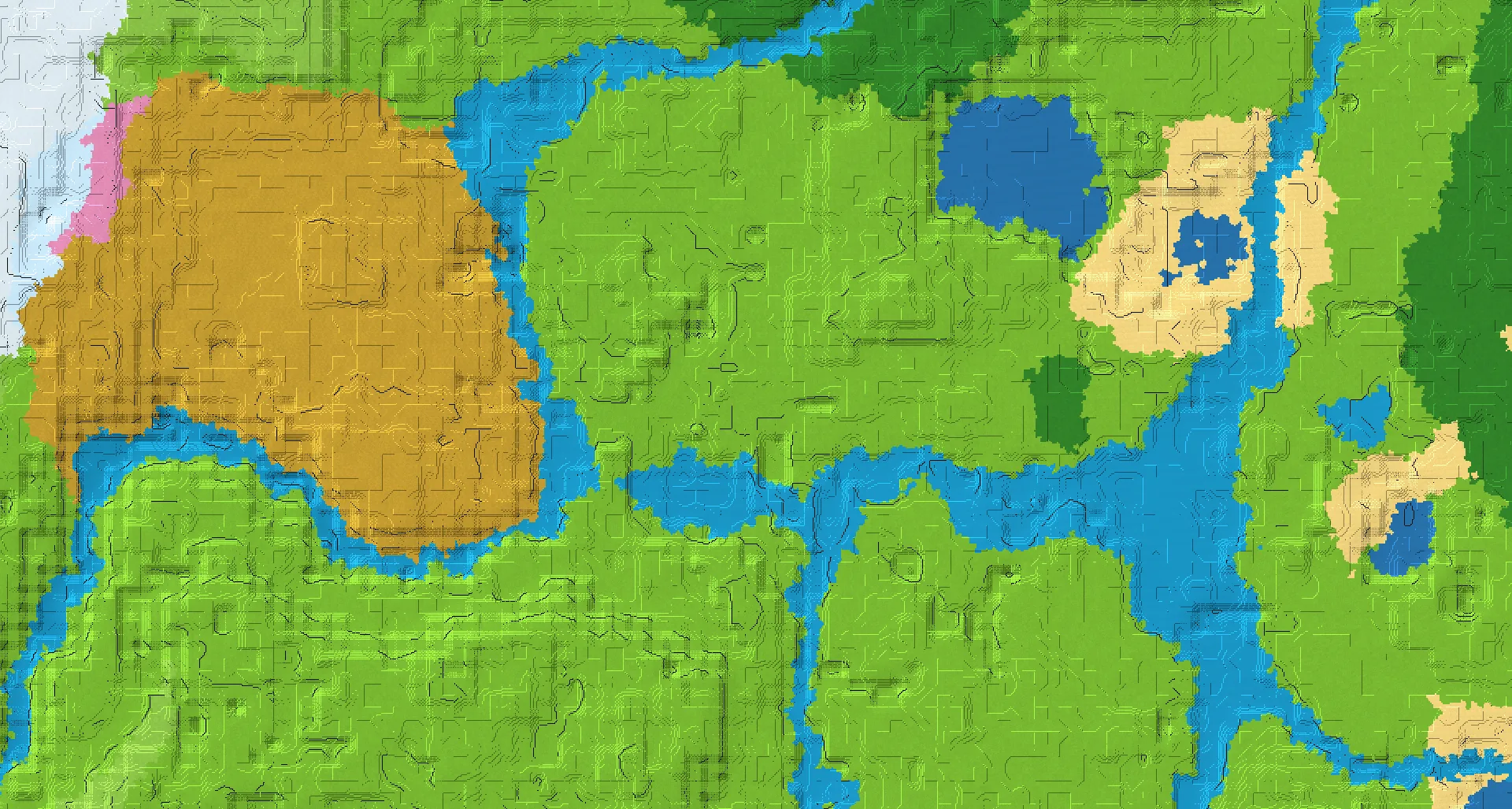 Seed map — Plains Start with Ruined Portal at 0, -32