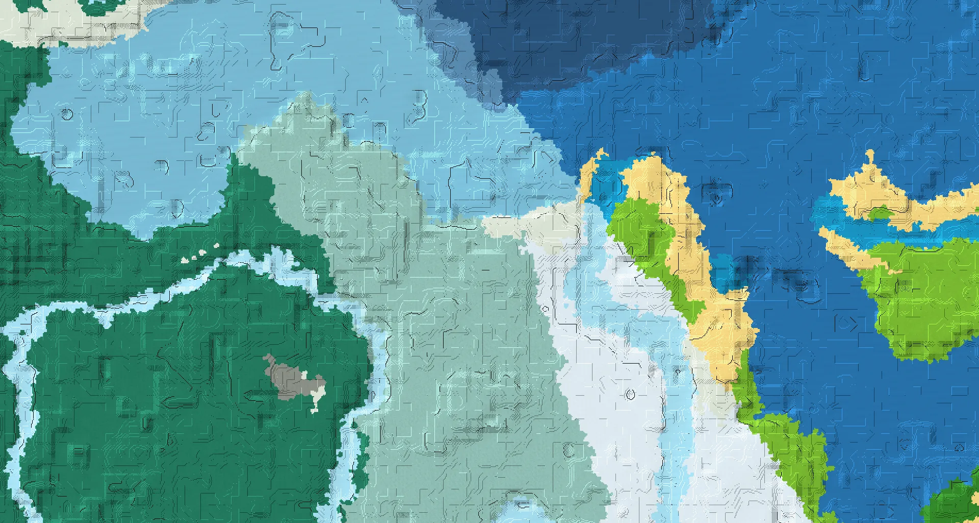 Seed map — Snowy Taiga Start with Trial Chambers at -120, 120