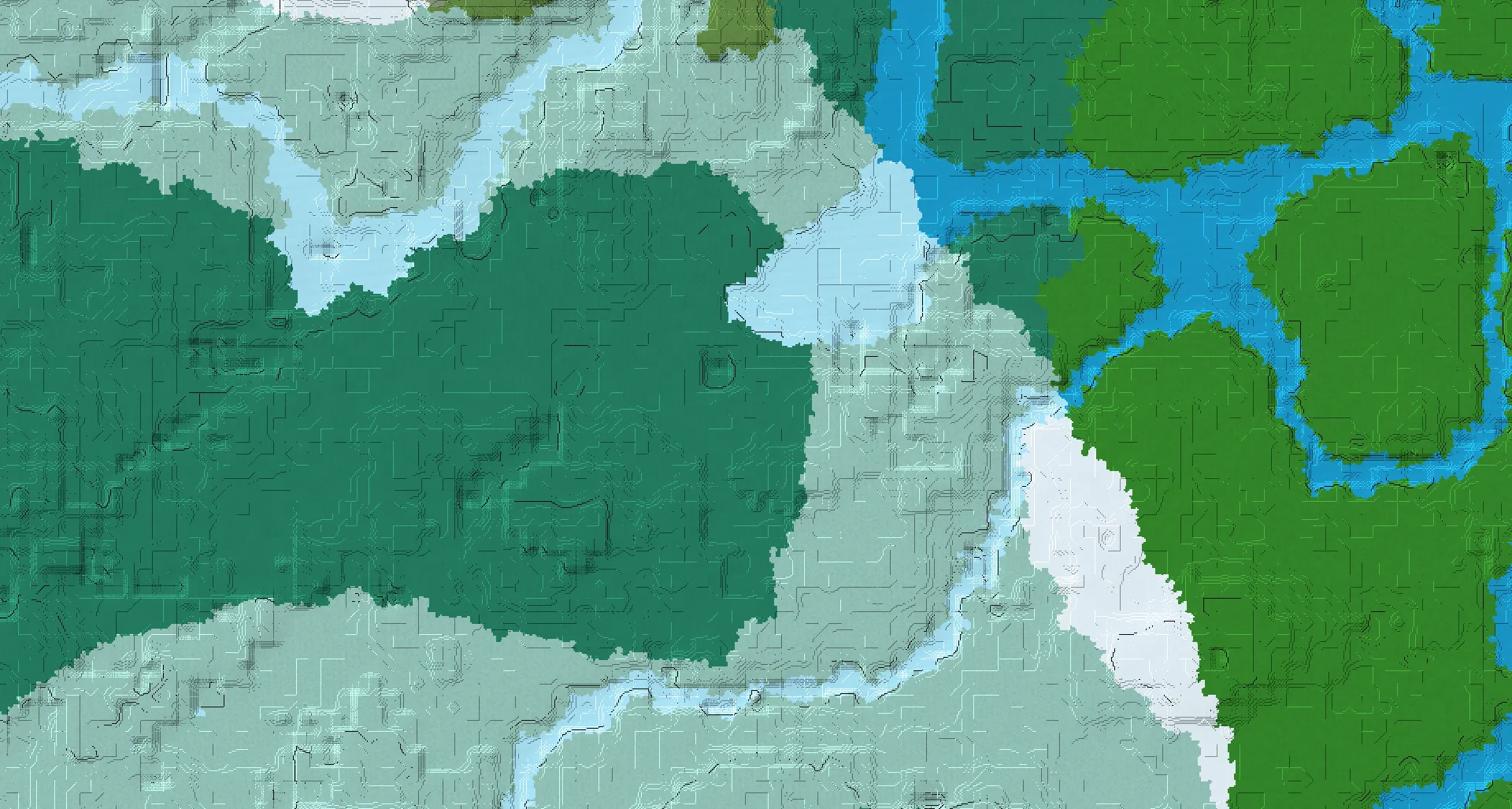 Seed map — Snowy Taiga Village and Lush Caves