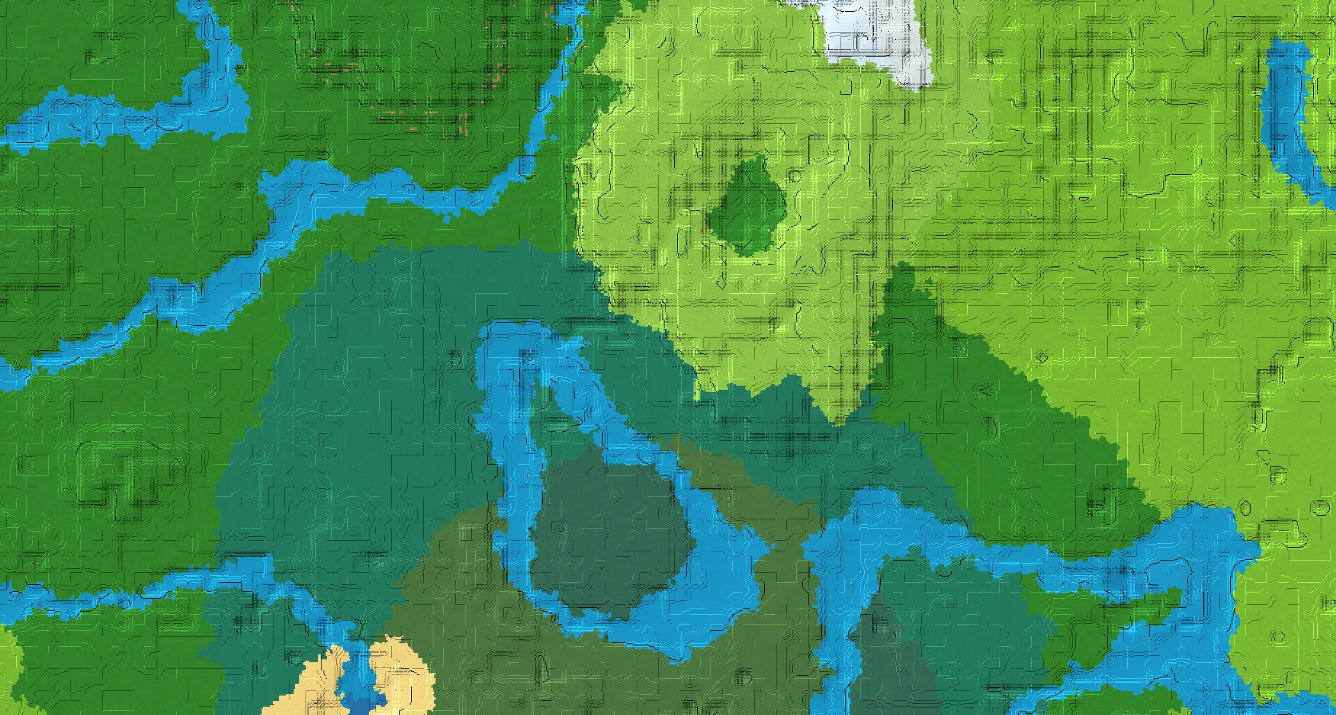 Seed map — Taiga village and Ruined portal with Trail ruins