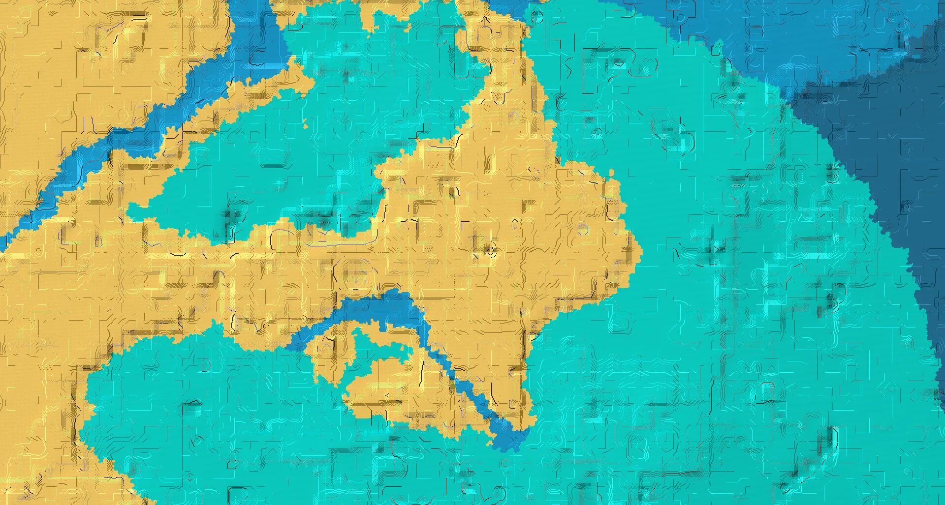 Seed map — Large lush mines