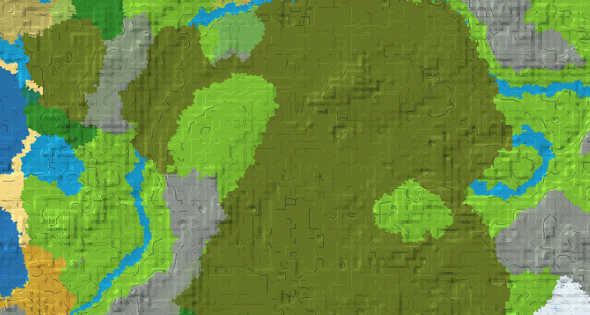 Seed map — Witch Hut Southeast of a Forest Start with Ruined Portal