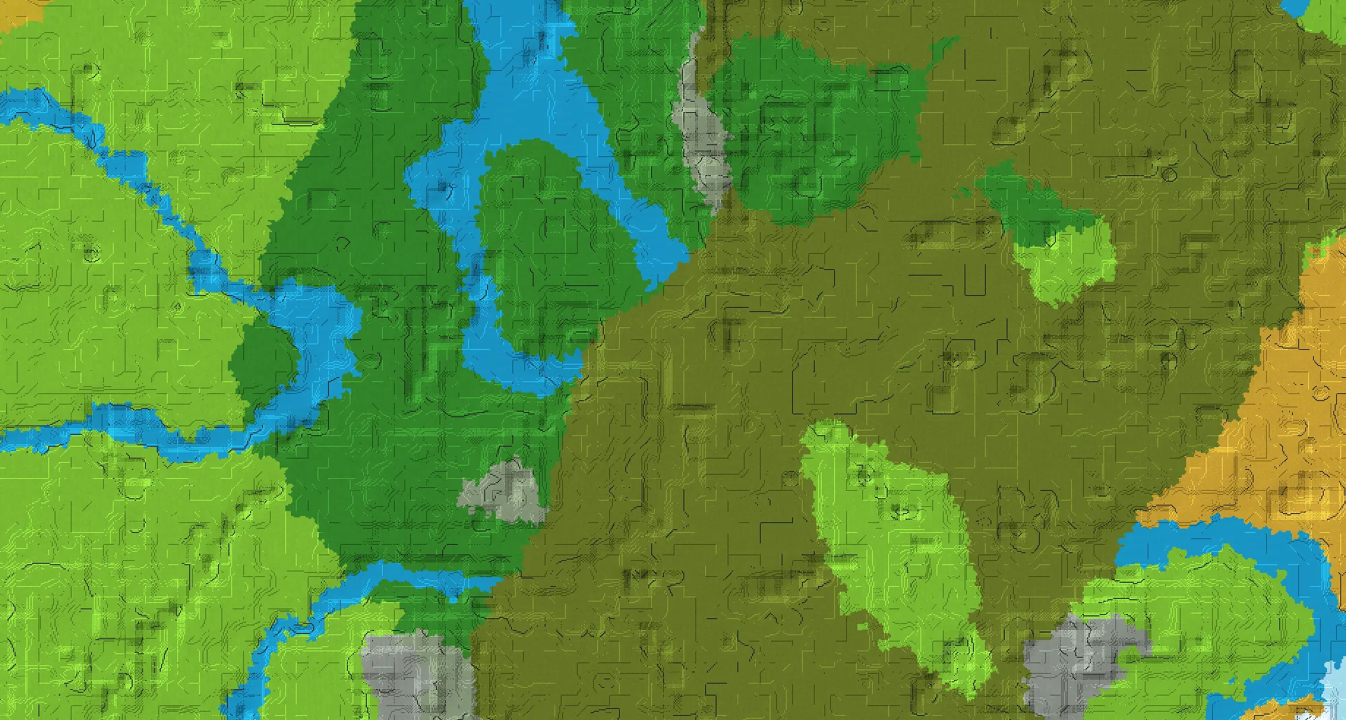 Seed map — Witch Hut East of a Forest Start