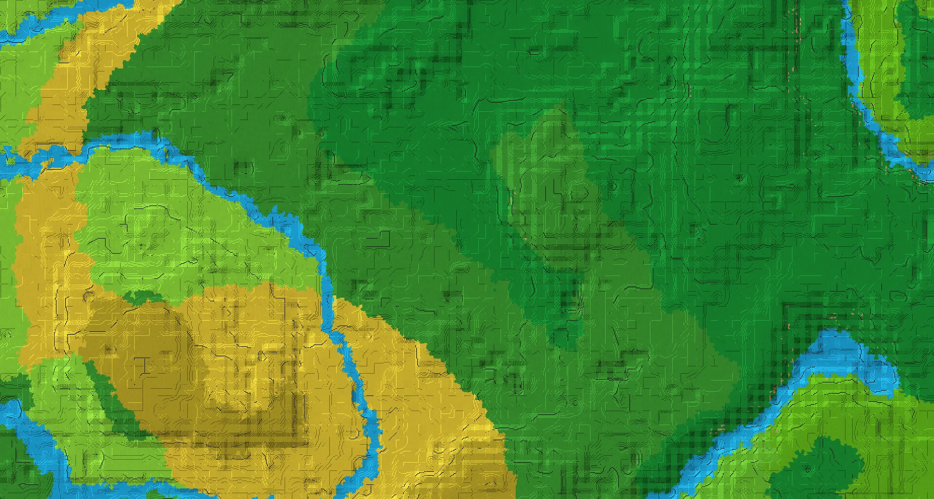 Seed map — Jungle Northeast of a Forest Start