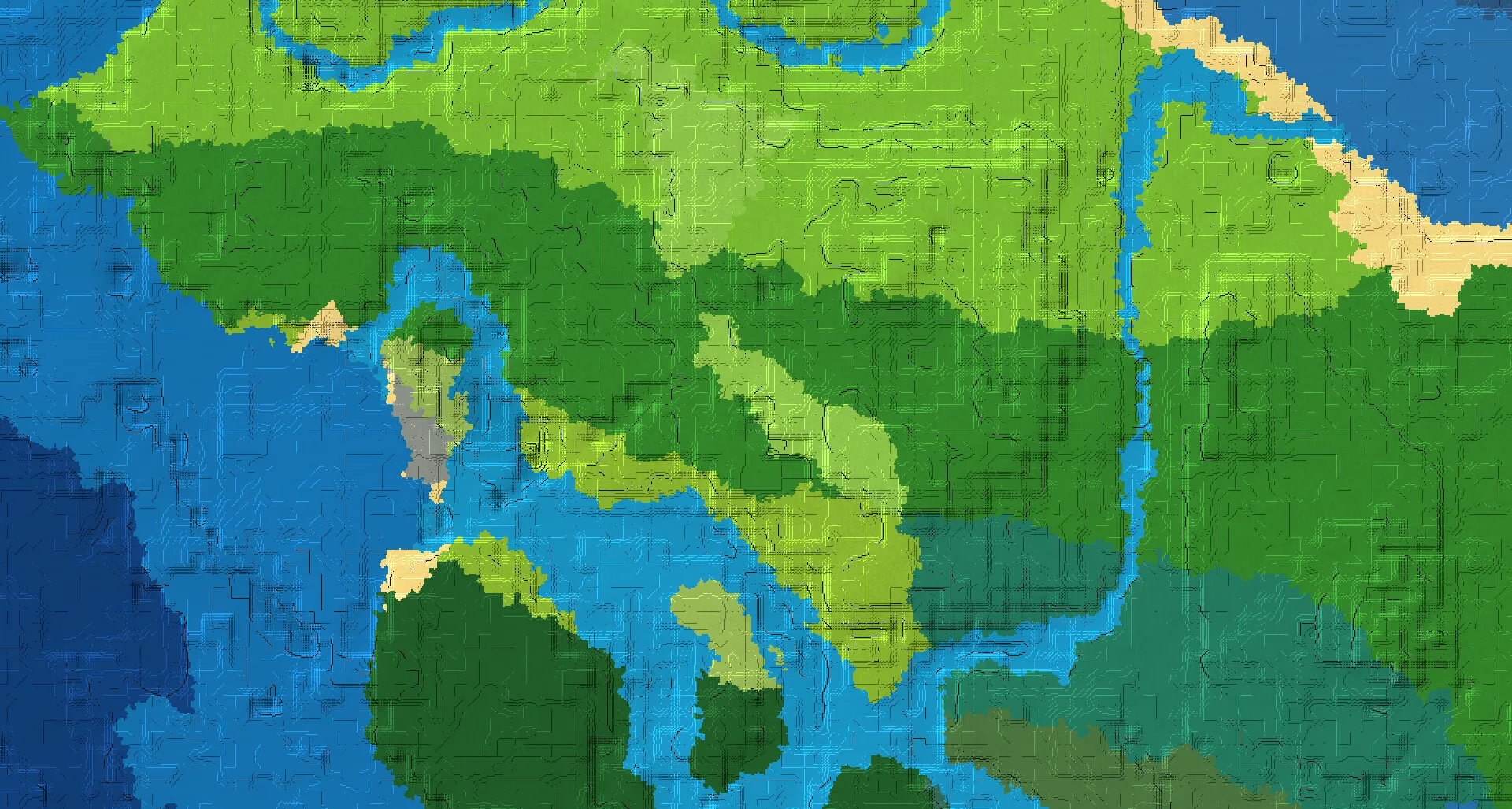 Seed map — Village and Ruined Portal from Forest