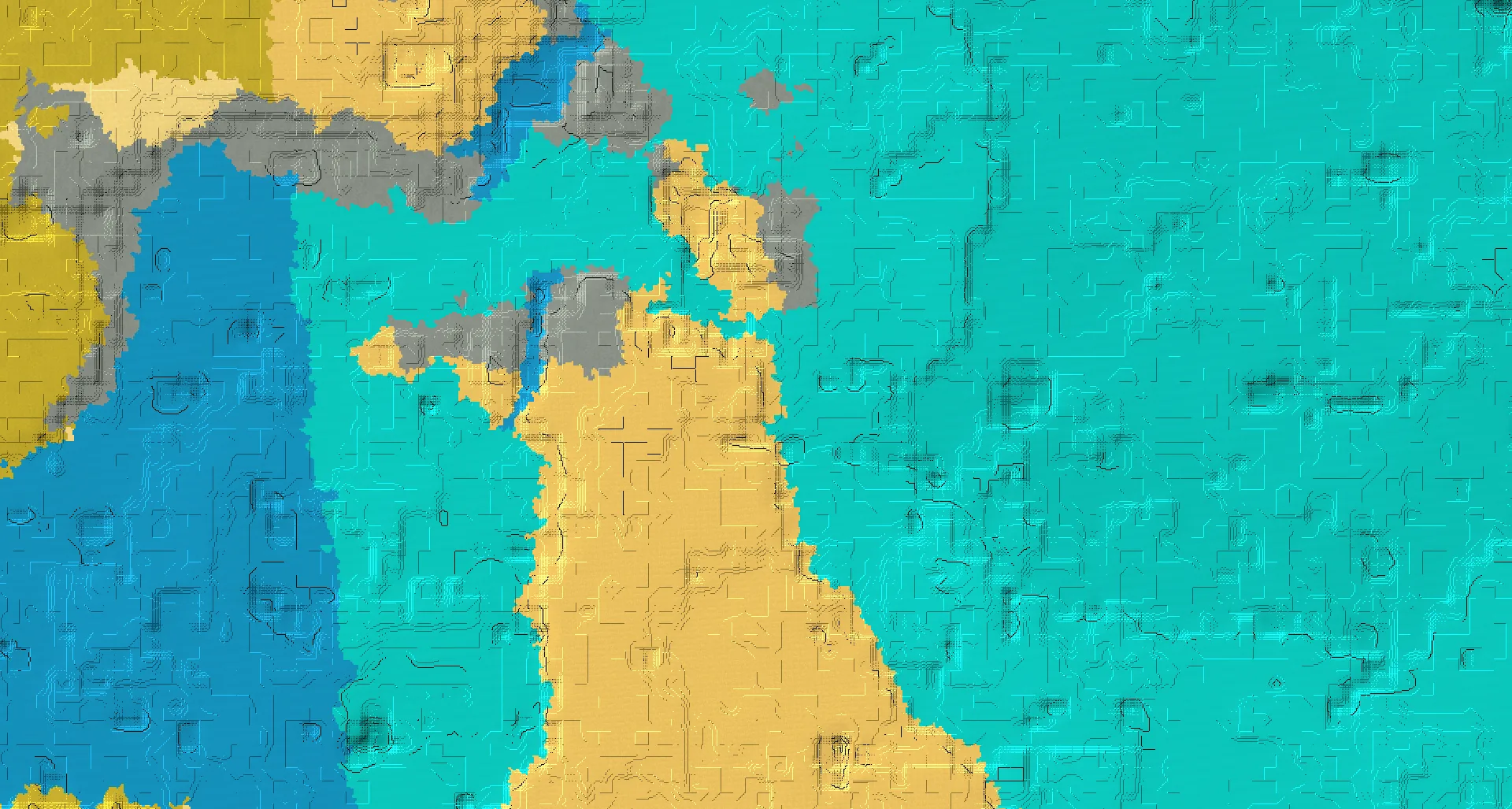 Seed map — Village East of the Desert Start with Shipwreck