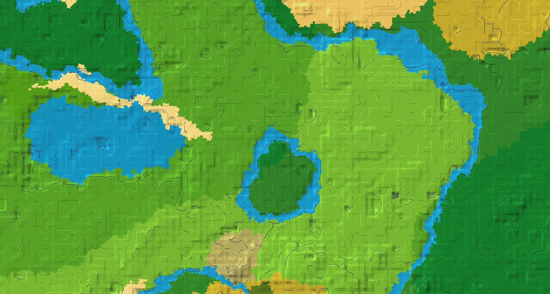 Seed map — Jungle Northwest of a Plains Start