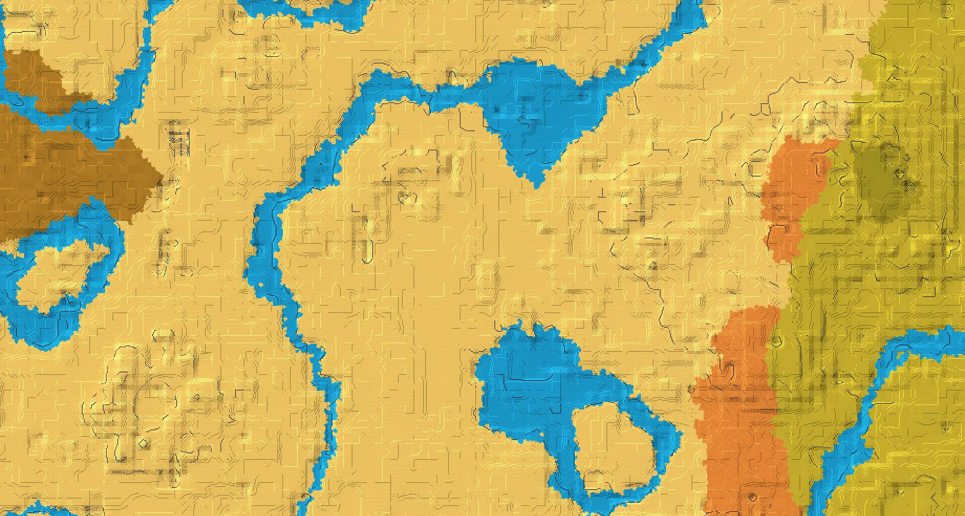 Seed map — Desert Start with Trial Chambers at -48, -32