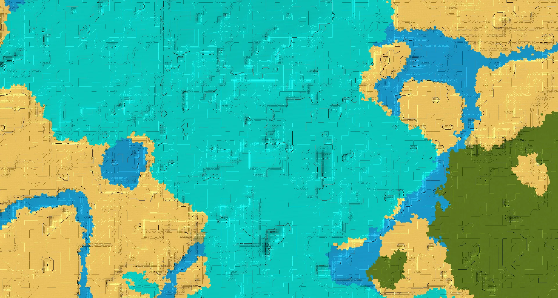 Seed map — Shipwreck West of a Desert Start with Desert Temple
