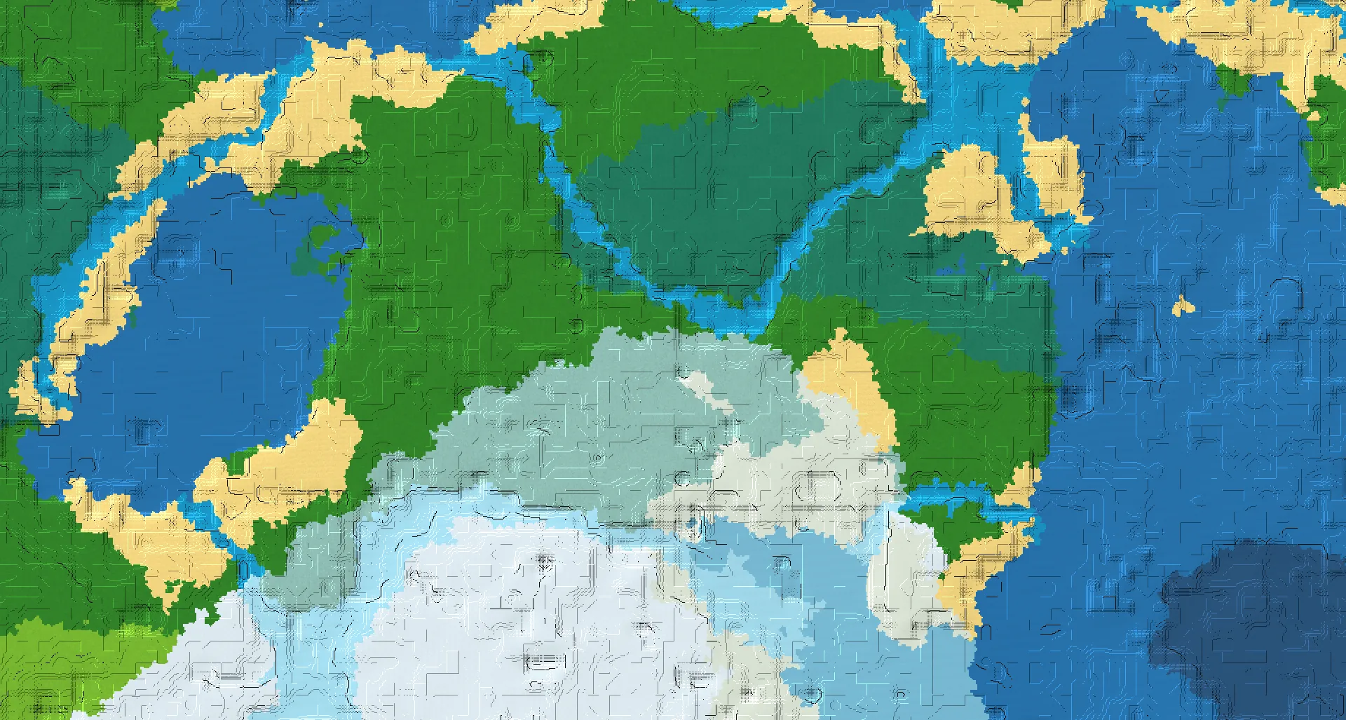 Seed map — Snowy taiga abandoned camp and Sulfur Caves