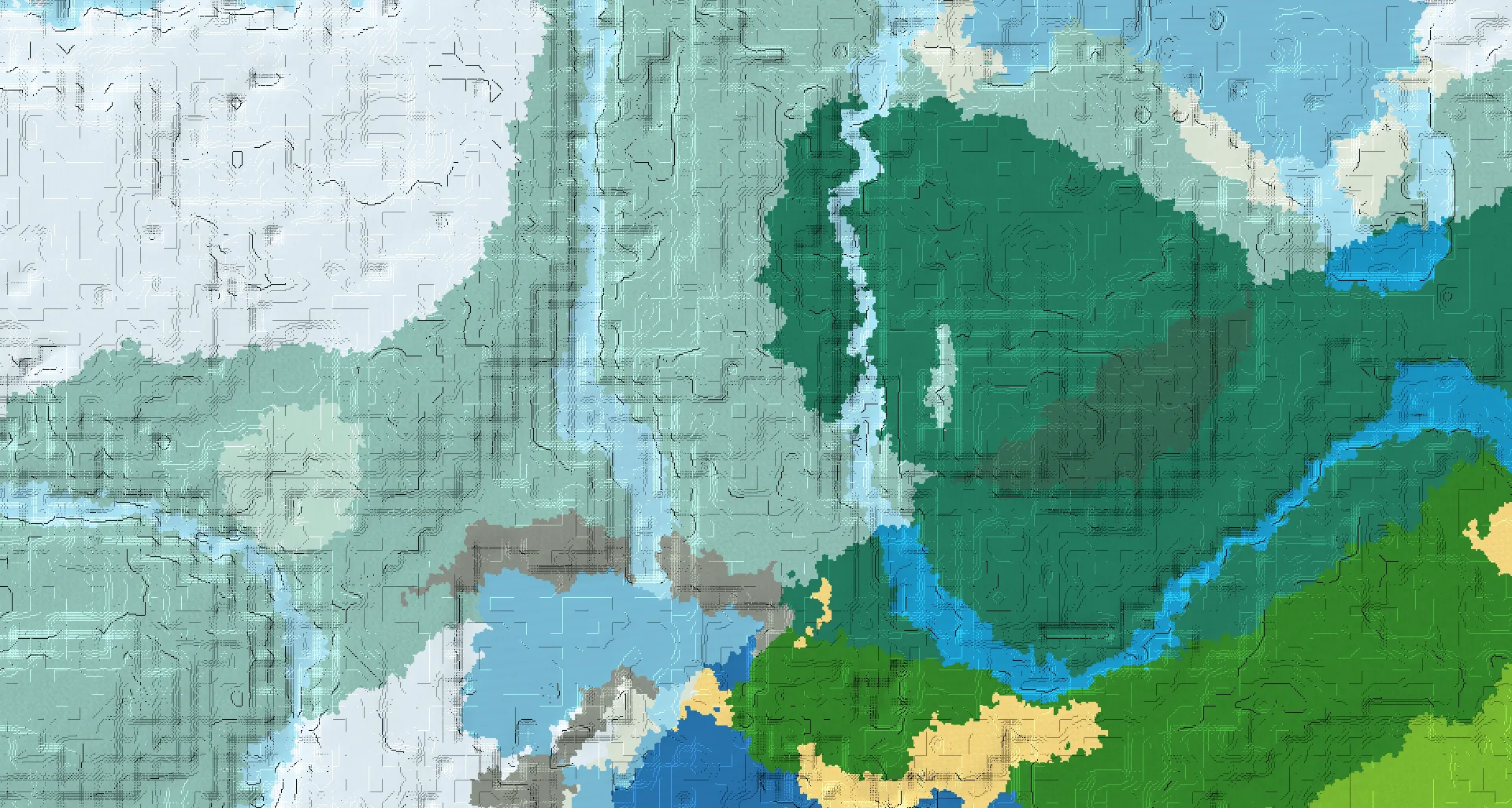 Seed map — Igloo Northeast of a Snowy Plains Start