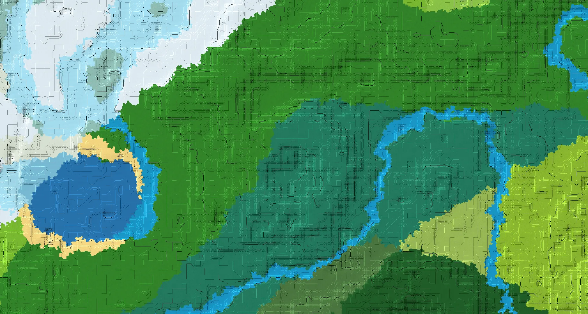 Seed map — Trail Ruins Southwest of a Forest Start