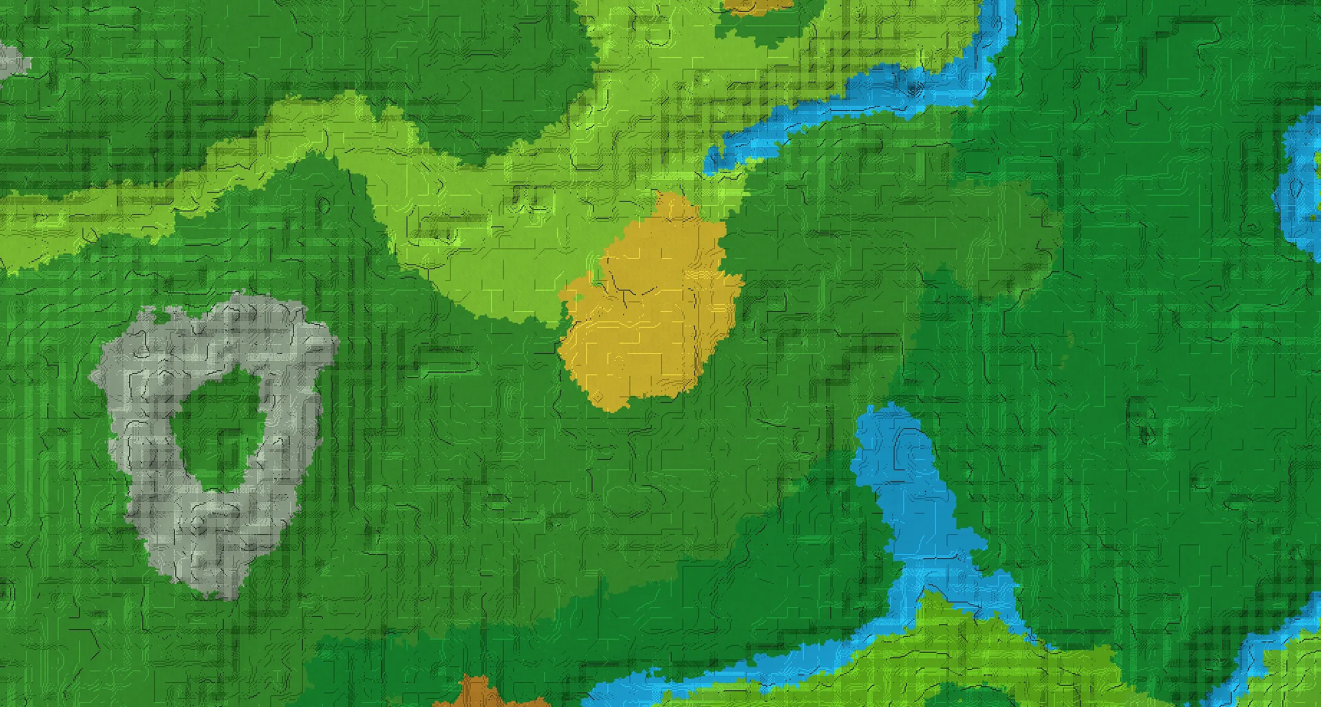 Seed map — Savanna Start with Trial Chambers with Jungle Temple