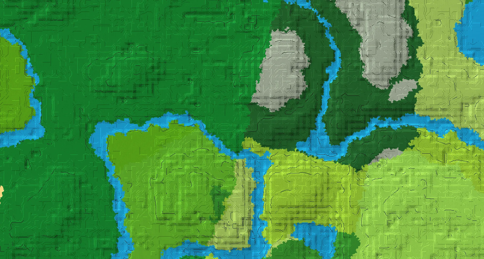 Seed map — Jungle with nearby variety