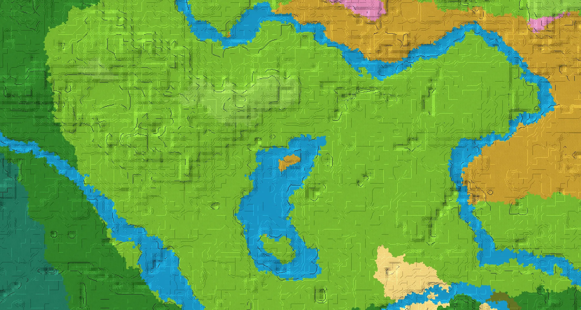 Seed map — Dappled Forest Northeast of a Plains Start with Ruined Portal