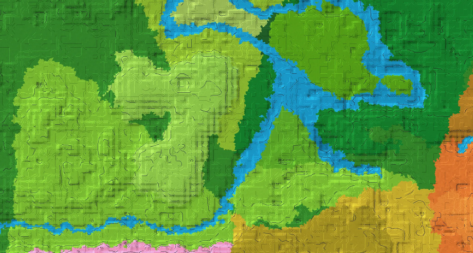 Seed map — Jungle Temple Southeast of a Dripstone Caves Start