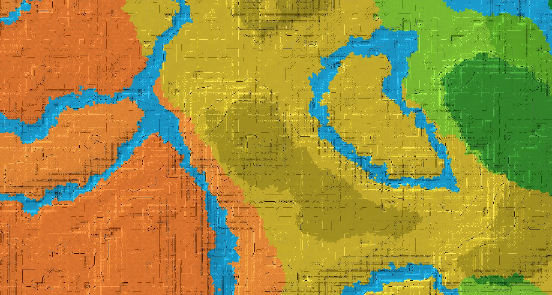 Seed map — Deep Dark Northwest of a Savanna Plateau Start