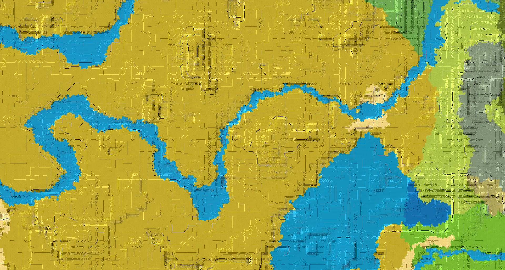 Seed map — Village Southeast of the Savanna Start with Ocean Monument