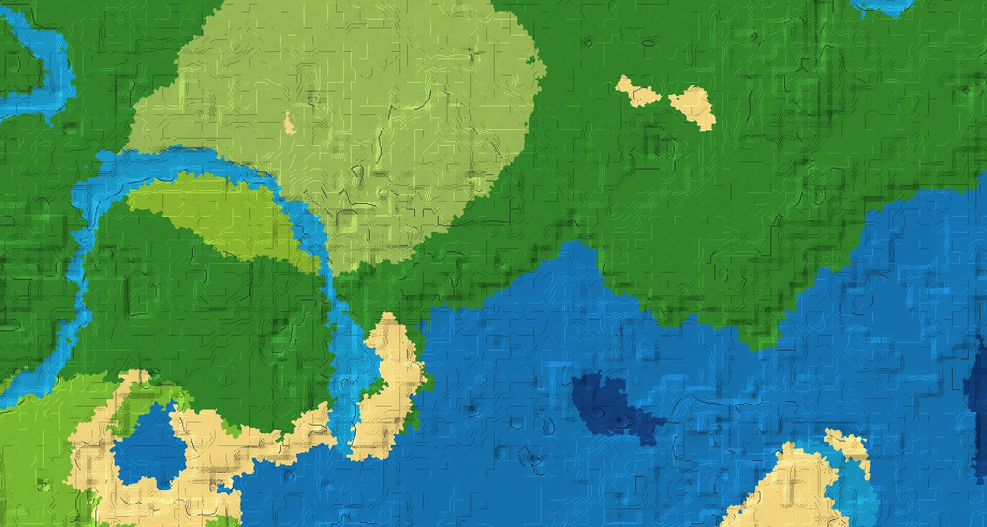 Seed map — Ruined Portal Southwest of a Forest Start
