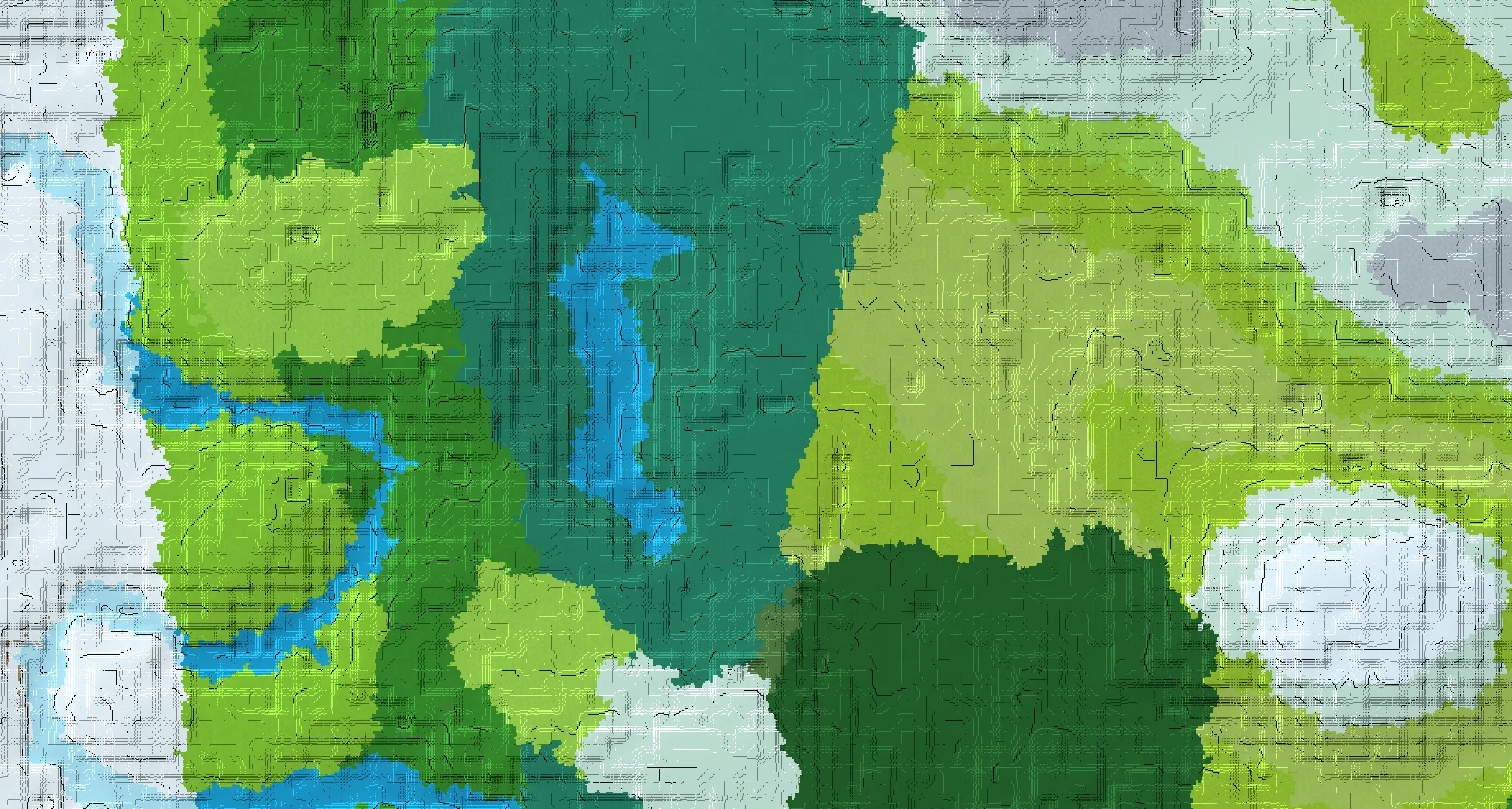 Seed map — Village and Ruined Portal from Taiga