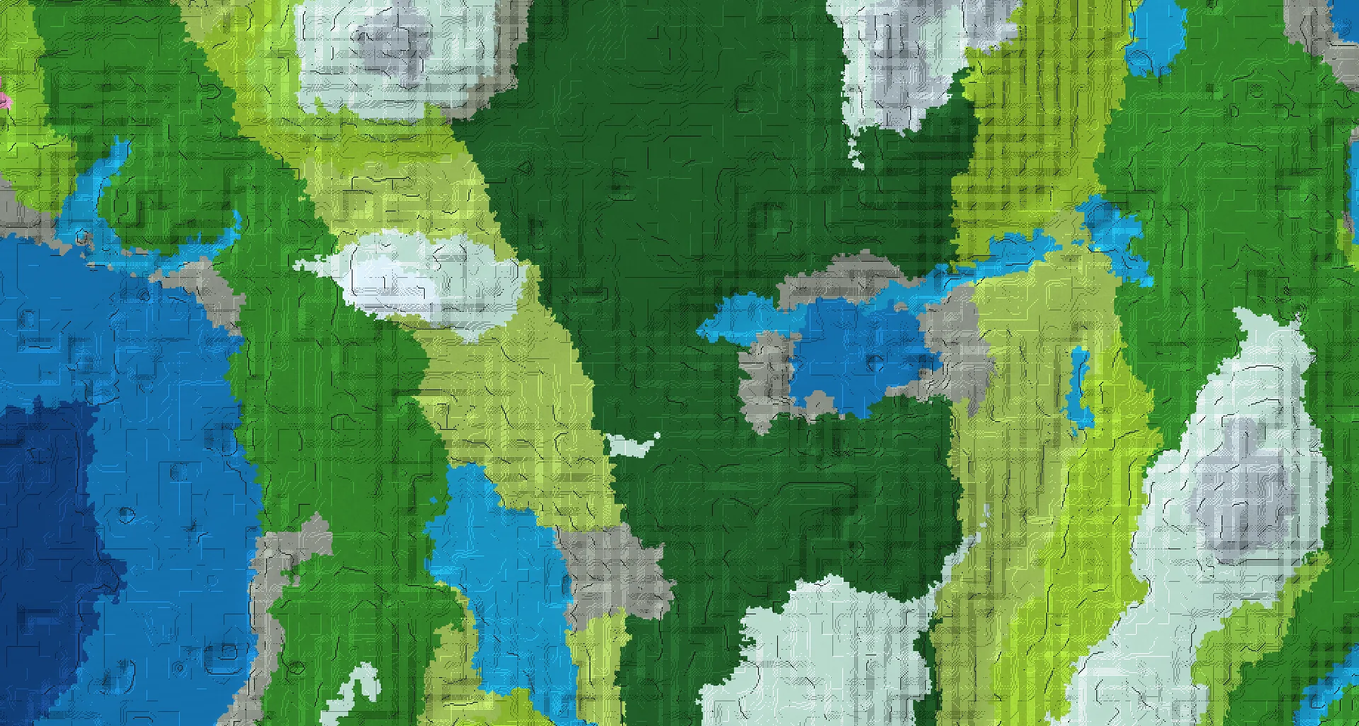 Seed map — Woodland Mansion North of a Birch Forest Start