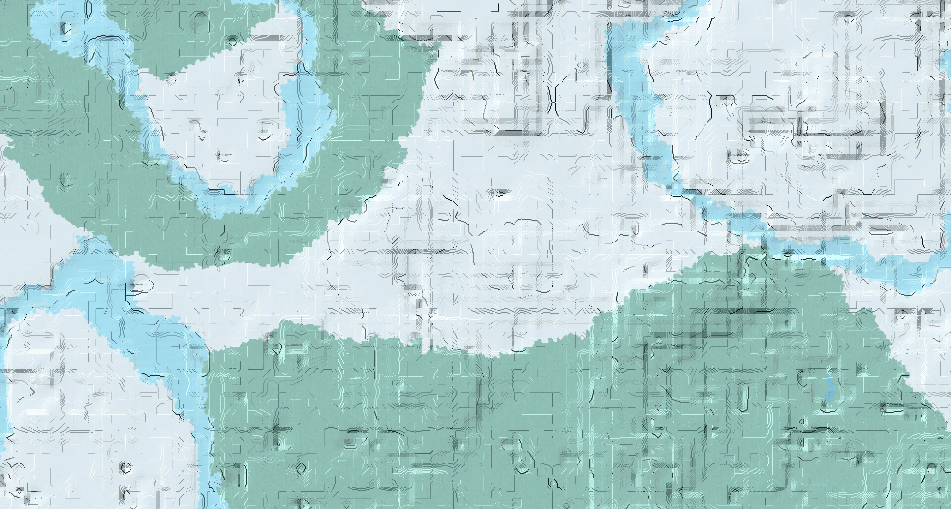 Seed map — Igloo Southeast of a Snowy Taiga Start